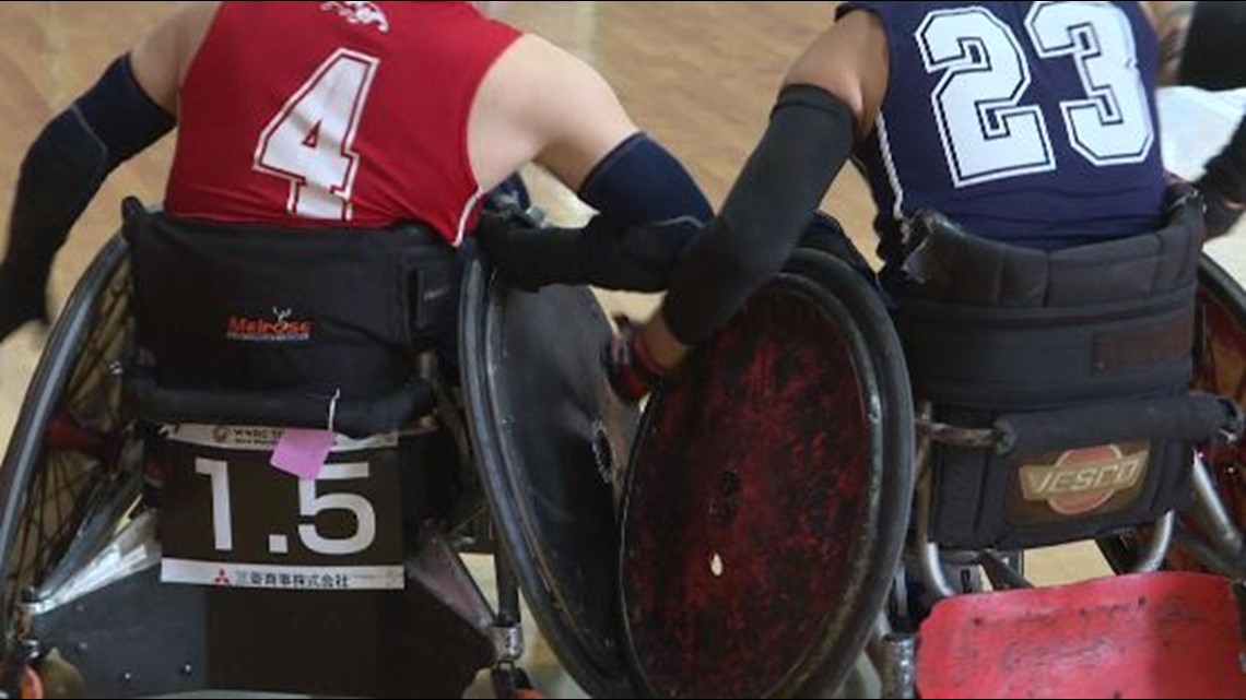 It may look a bit different from traditional rugby, but that doesn't mean these adaptive athletes take the game lightly.