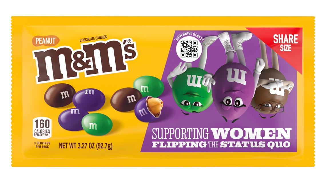 Mars announces packs with all-female M&M's characters