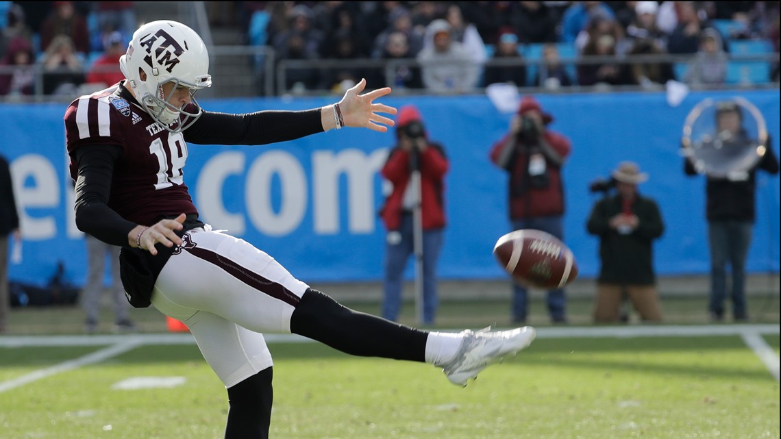 Denver Broncos work out punter Shane Tripucka