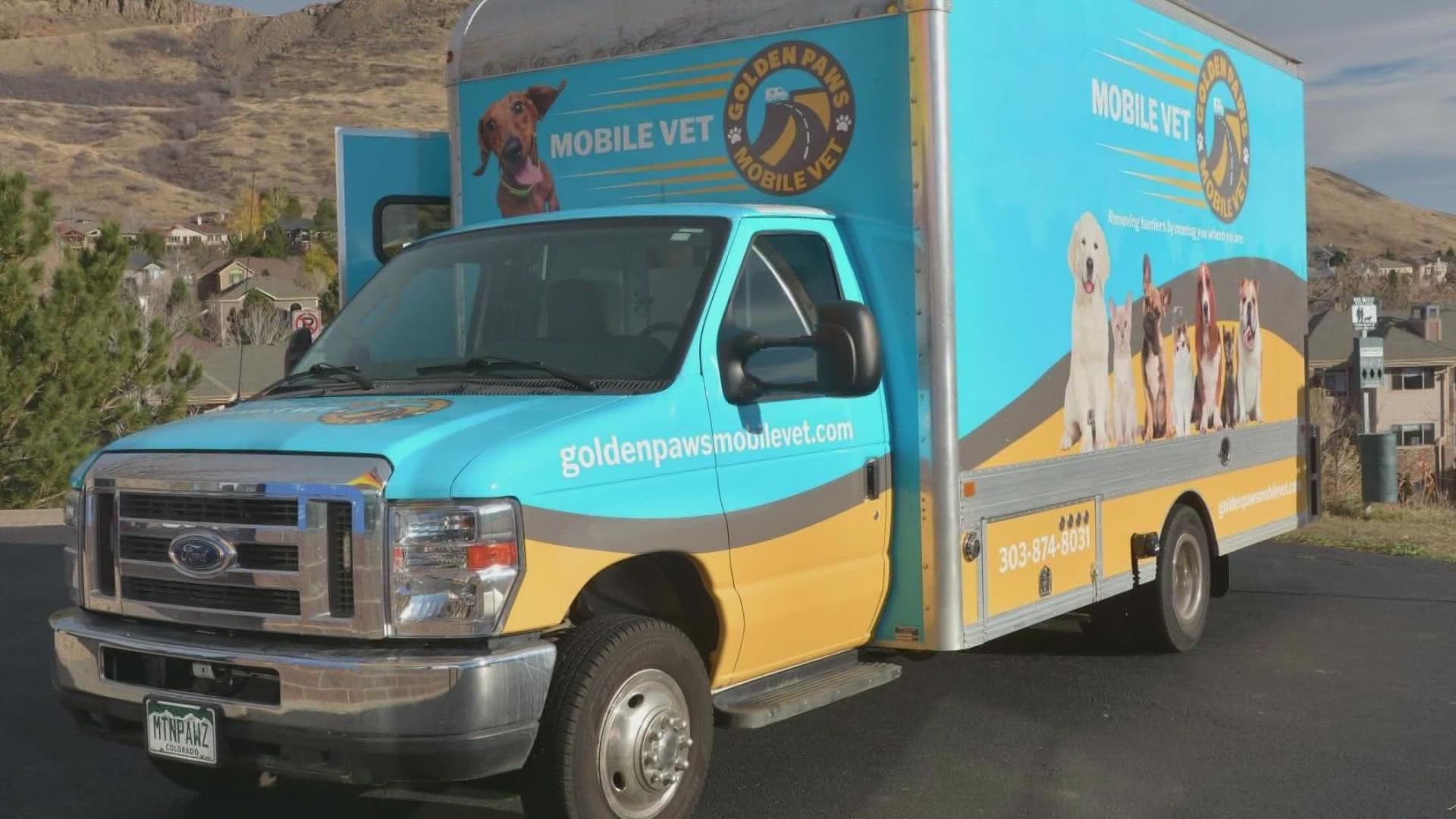 Golden Paws Animal Hospital started in 2016, but just launched their mobile vet last year.