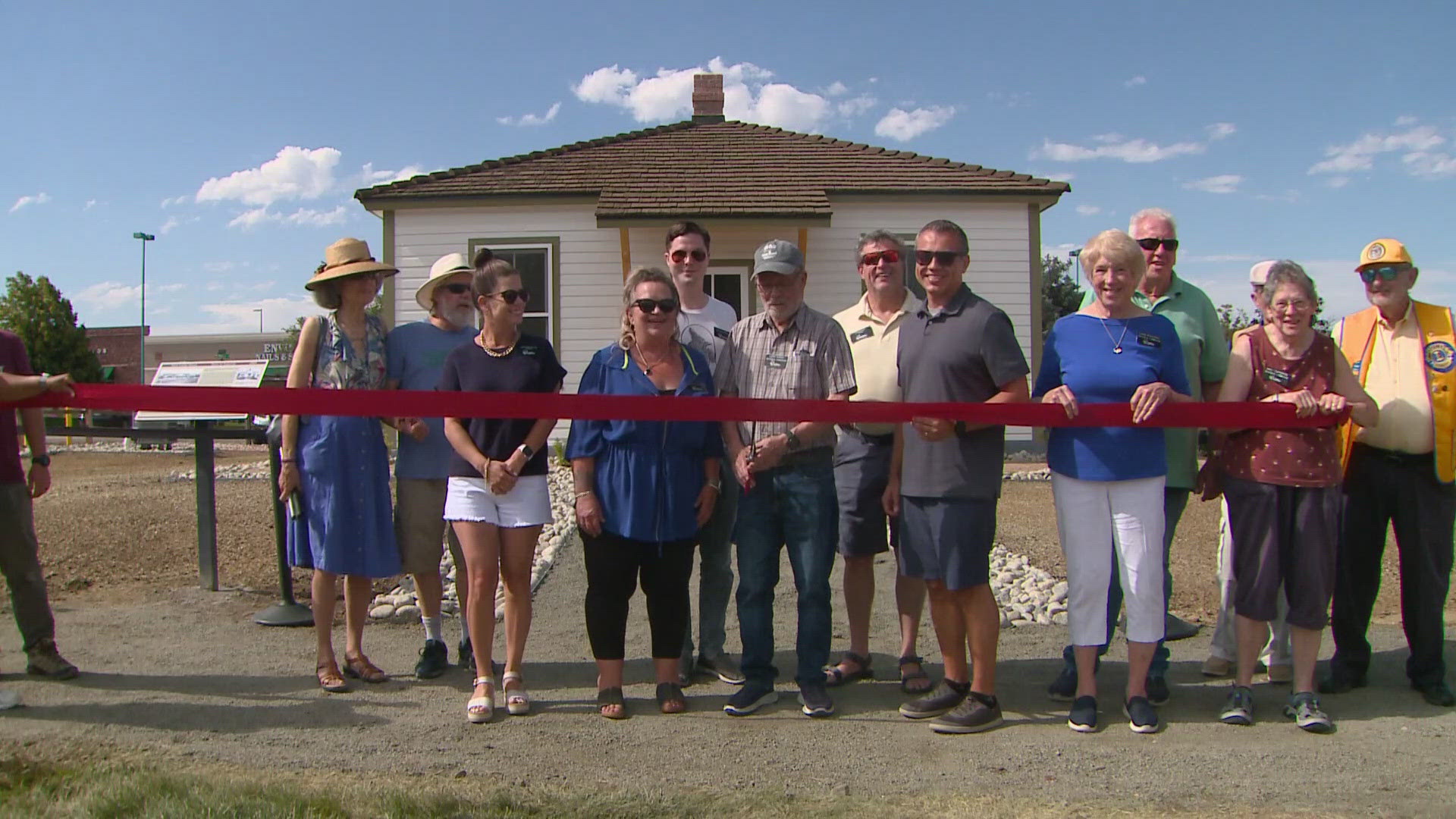 A ribbon-cutting ceremony was held Saturday to celebrate the milestone in their recovery process.