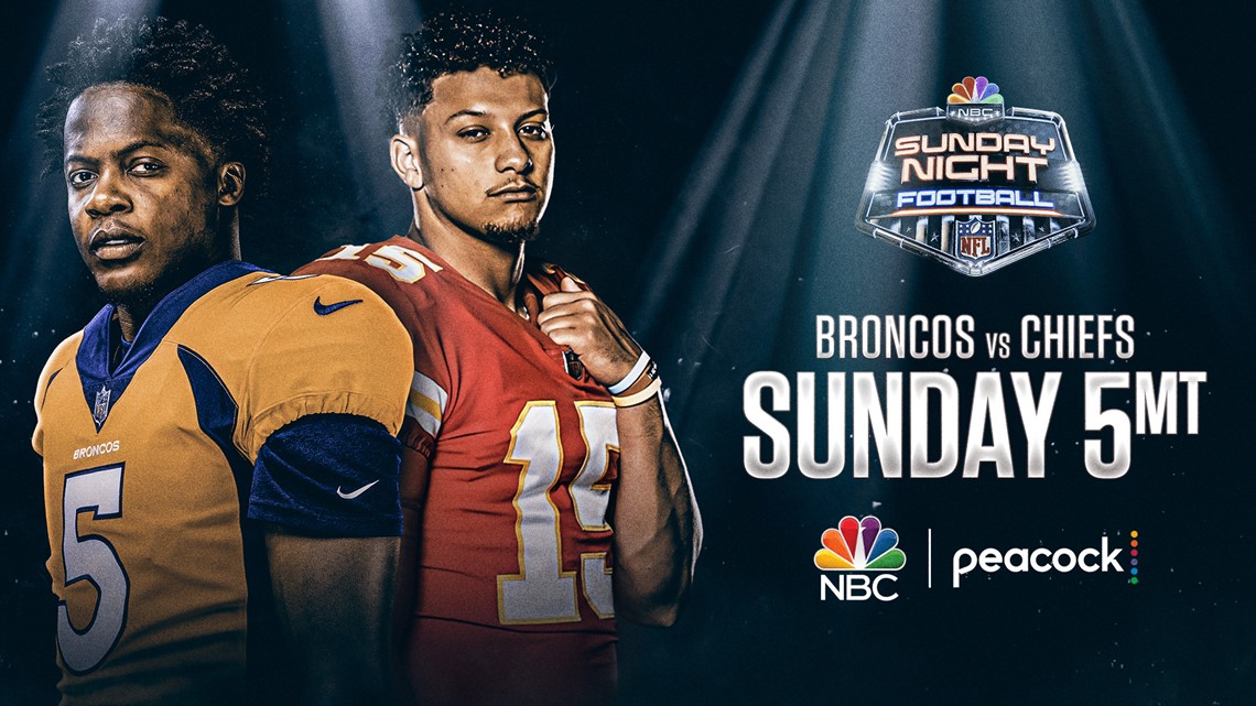 Broncos vs. Chiefs: Waktu mulai, tempat menonton Minggu malam
