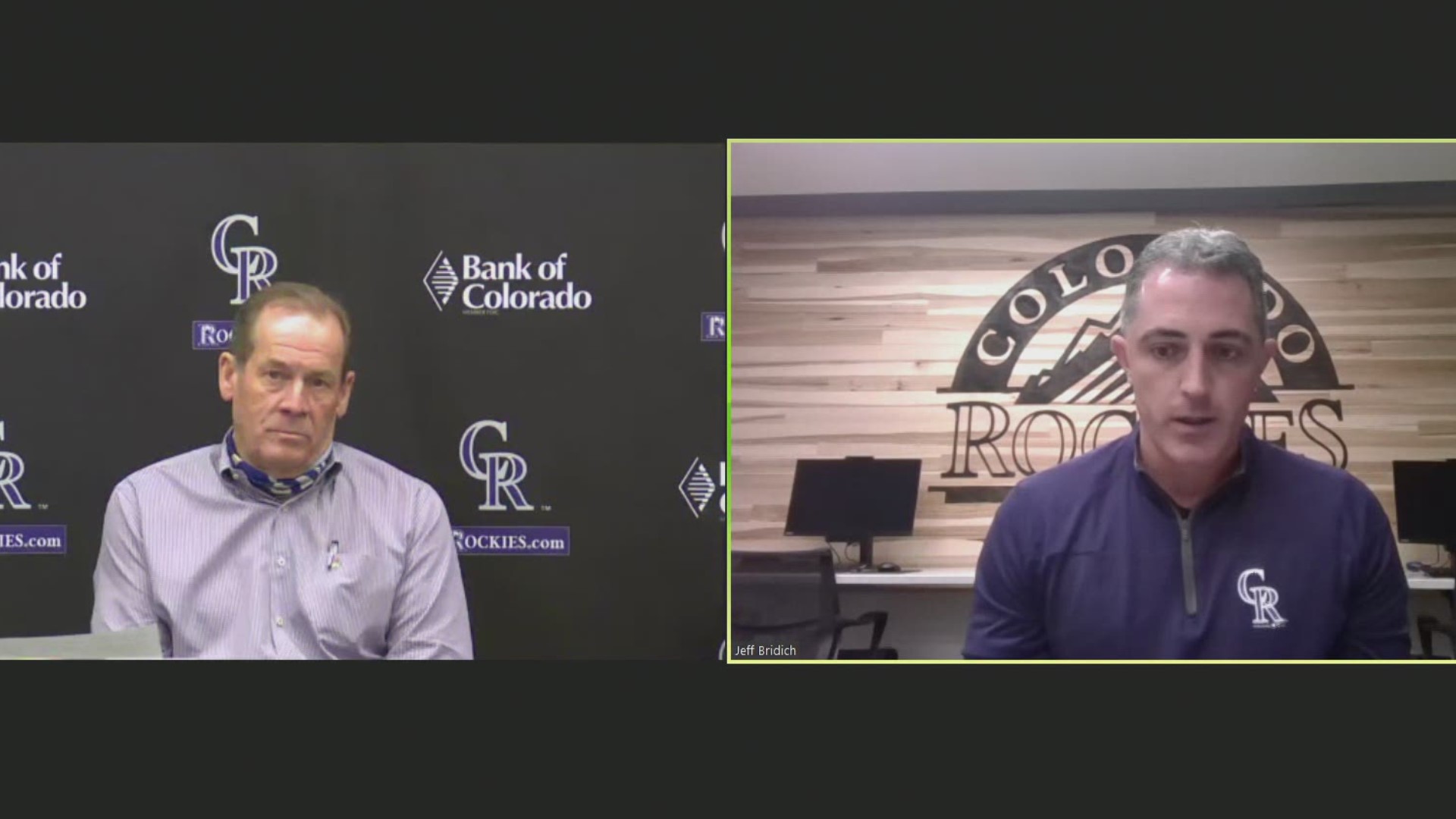 Colorado Rockies owner Dick Monfort and General Manager Jeff Bridich discuss Nolan Arenado’s trade to the St. Louis Cardinals