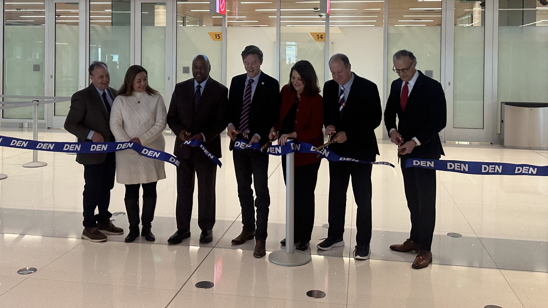 After a soft opening, 17 technologically-advanced security checkpoint lanes are officially opening to travelers at one of the world's busiest airports.