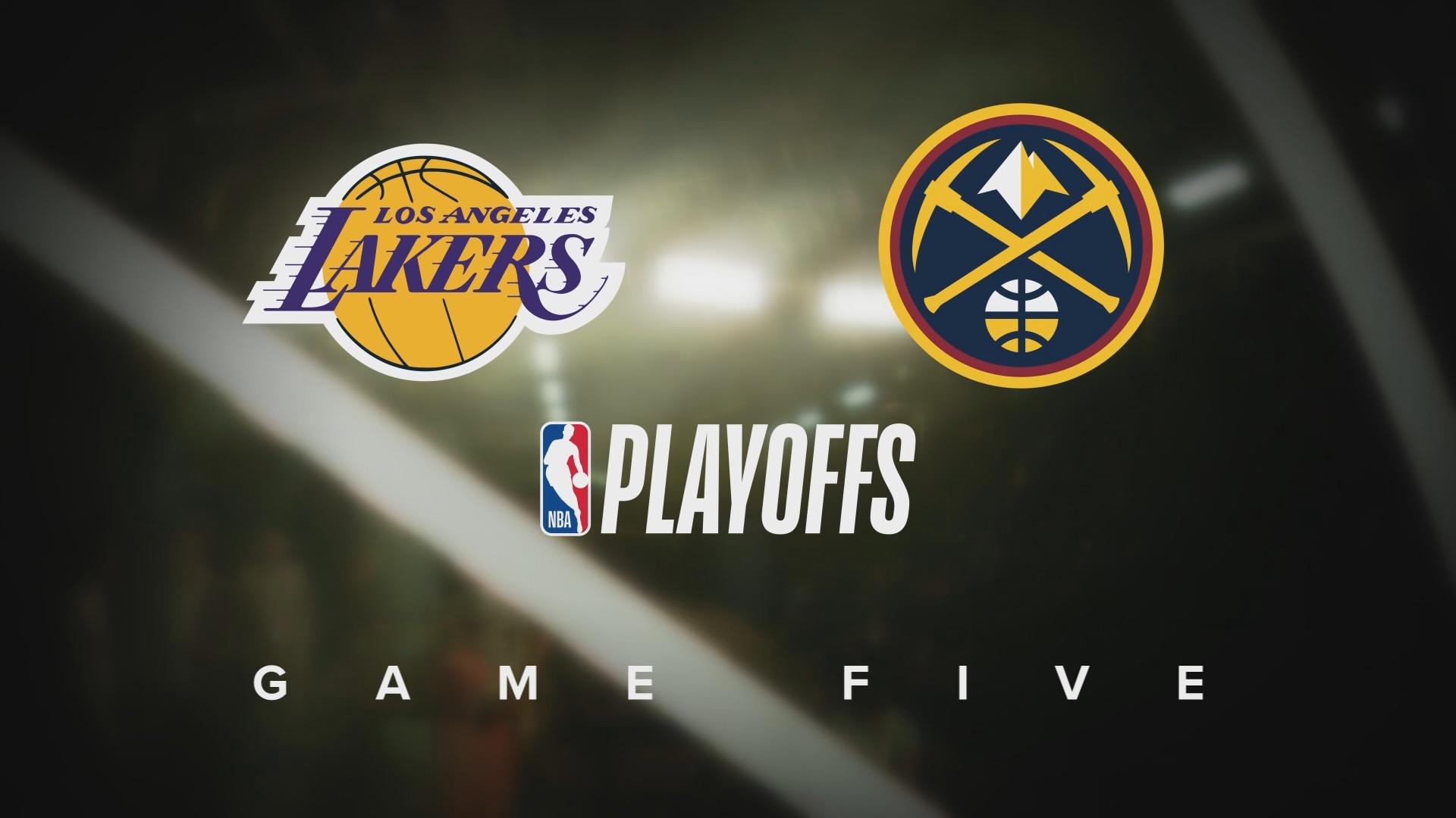 Denver and Los Angeles return to Ball Arena for the fifth game in their opening-round NBA playoff series.