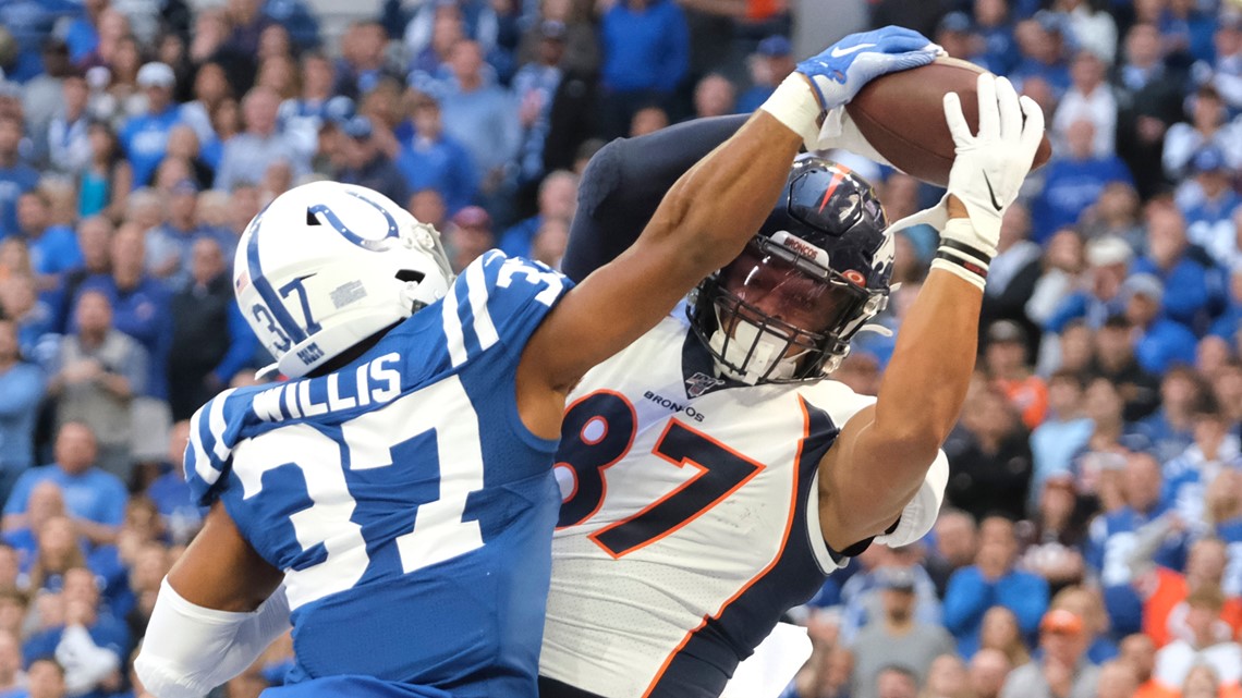 Game blog: Colts beat Broncos 15-13 with last-minute field goal