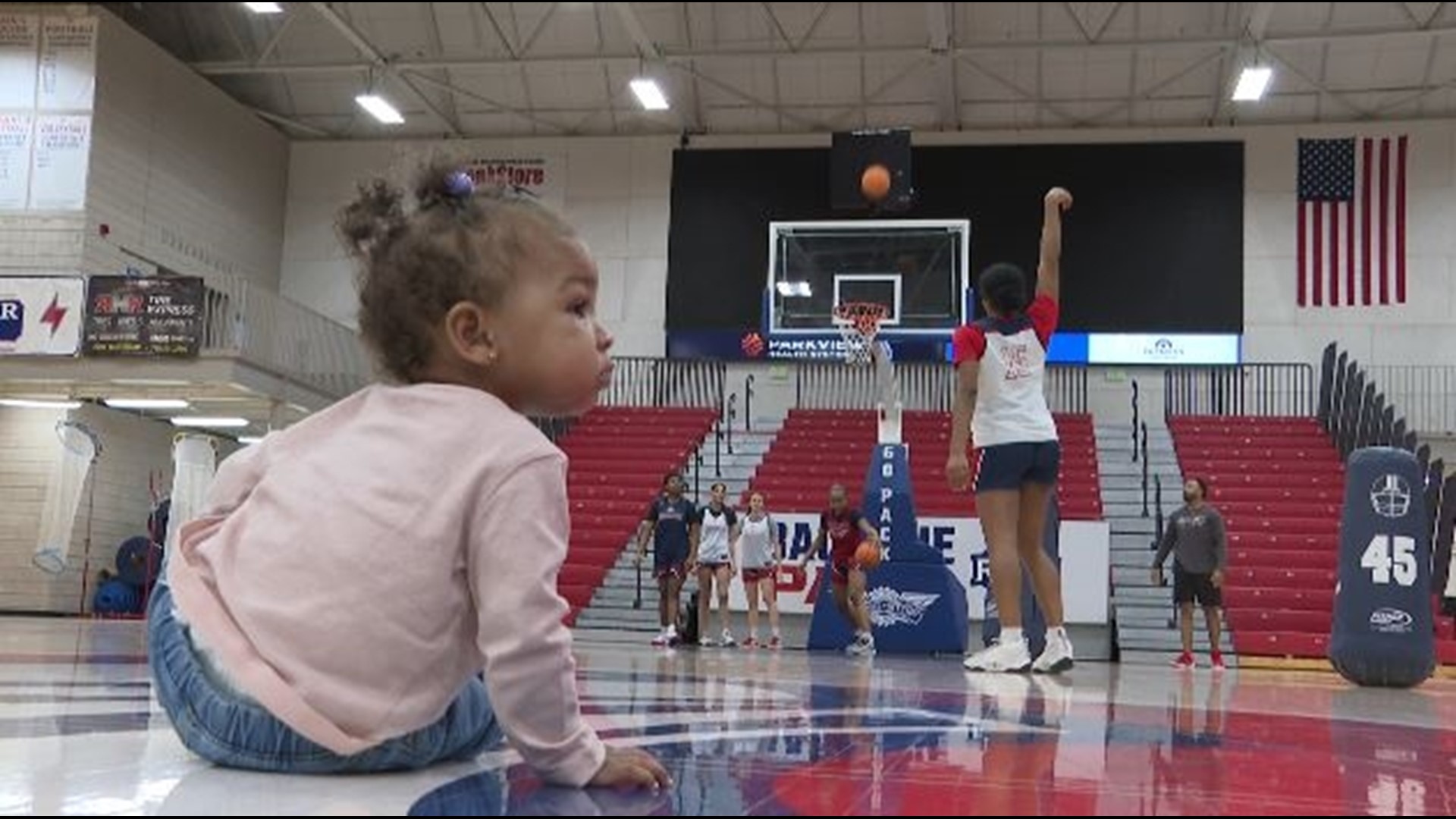 Alisha Little left at the top of her game to have her baby, Genesis. Now, she's back on the court and is stuffing the stat sheet, while raising a toddler.