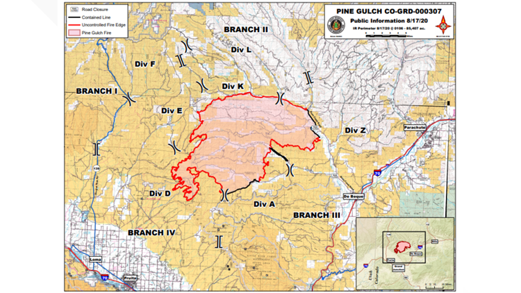 Pine Gulch Fire Grows To 87209 Acres In Western Colorado 0415