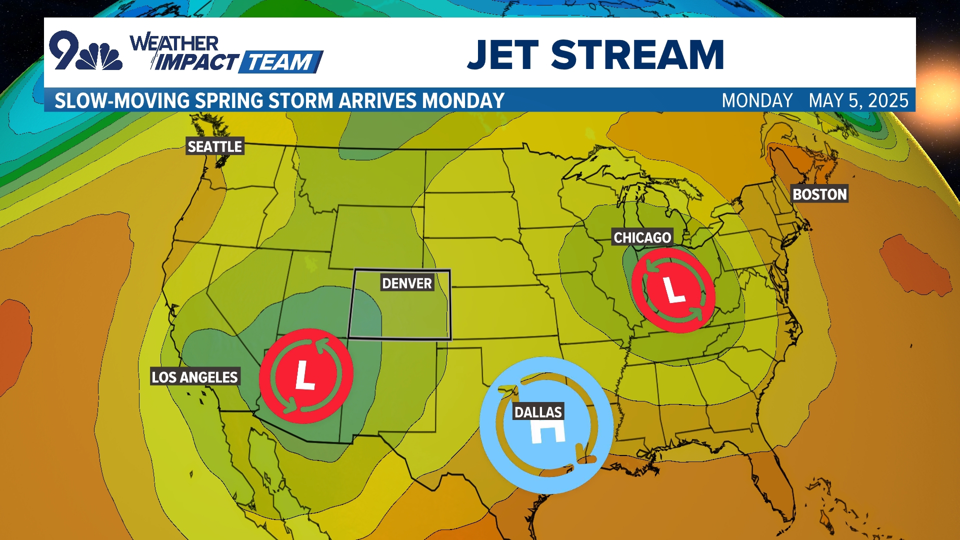 Most of the weekend will be dry in Denver, but storms will develop in the mountains after 1 p.m. on Sunday.