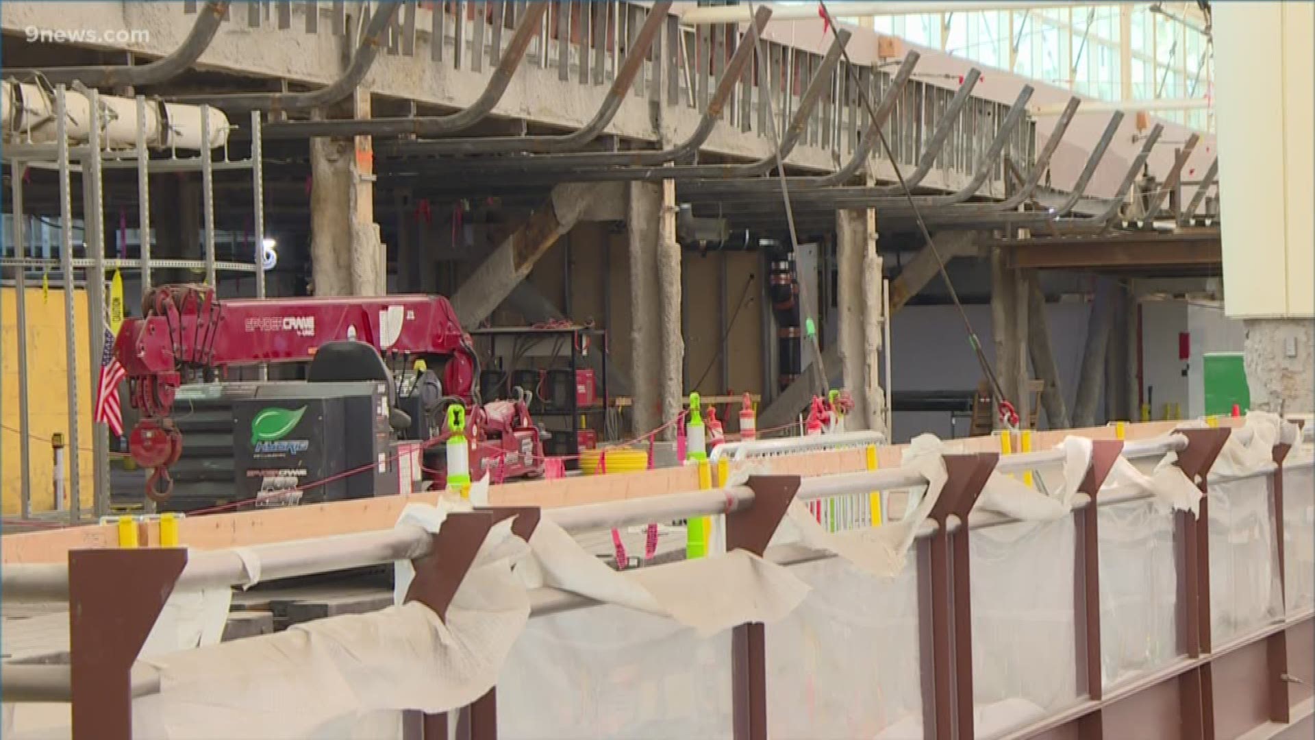 Denver's airport and the contractor handling construction there went back-and-forth Monday, exchanging allegations about who's to blame for delays.