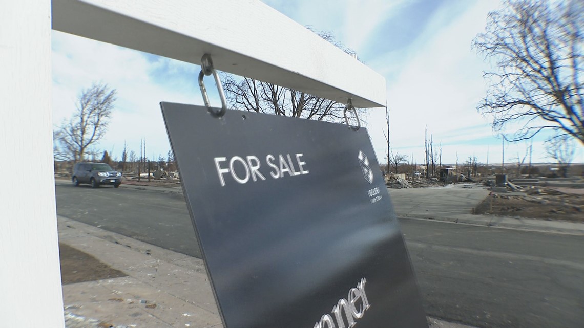 Burned lots for sale in Superior and Louisville, Colorado