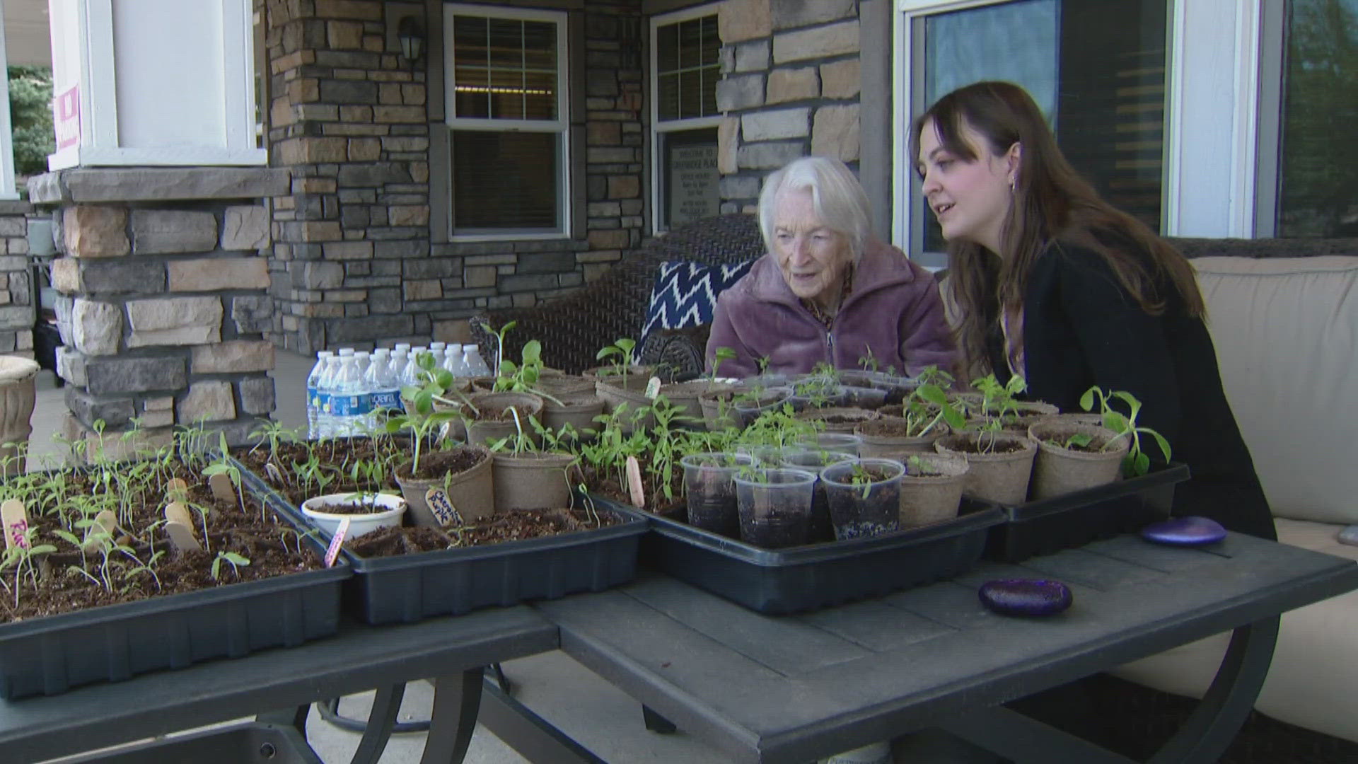 Residents of a memory care center fundraised for a caregiver diagnosed with Multiple Sclerosis.