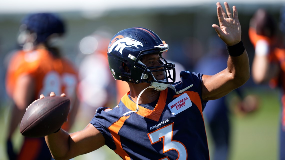 Denver Broncos Training Camp  Day 17: Russell Wilson Hints at