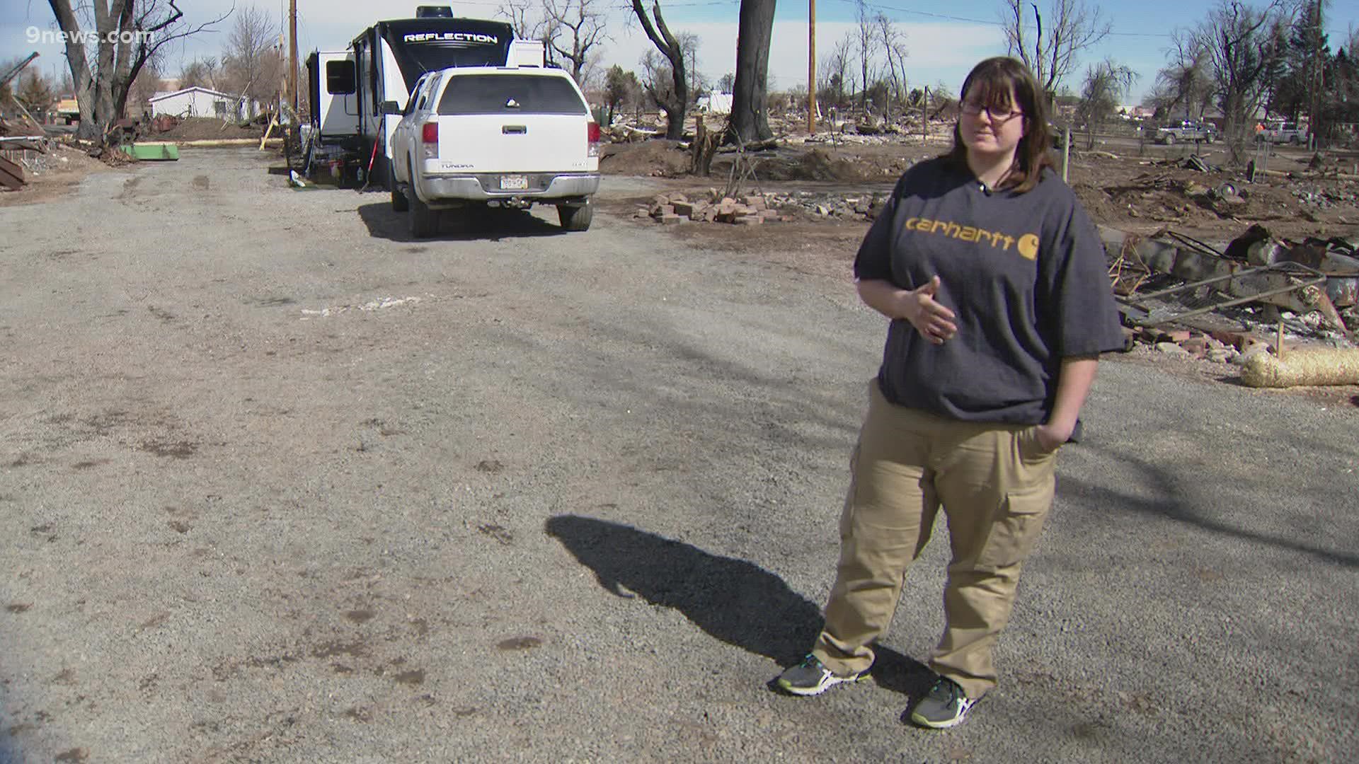 After losing everything in the Marshall Fire, a family in Superior now has to fight with the city over living in their RV on their property.