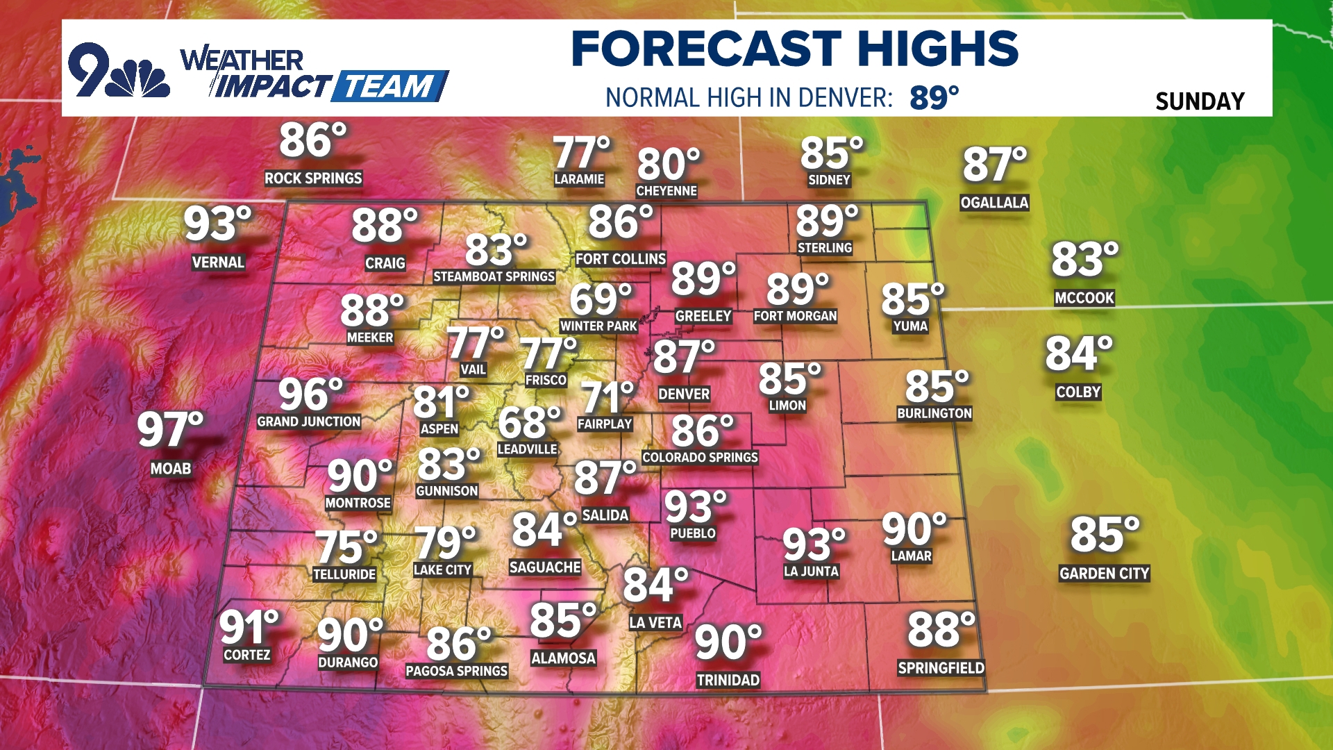 Extended forecast | Drier conditions Sunday ahead of heat wave to start ...