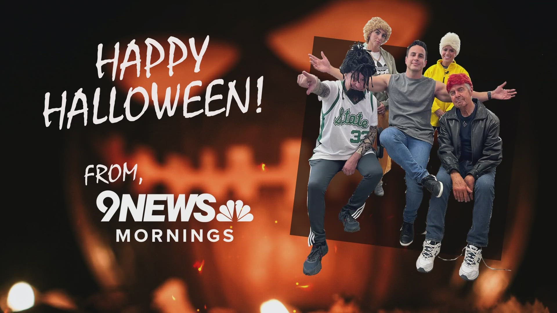 The 9NEWS Morning team channeled their inner NSYNC for Halloween this year.