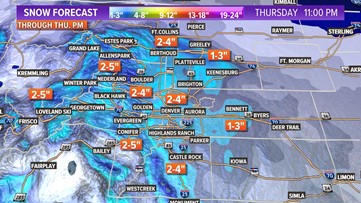 Snow returns during Thursday AM commute