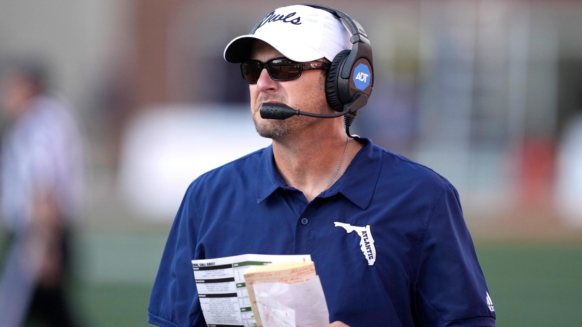 Former Texas Longhorns football coach Tom Herman fired by FAU | 9news.com