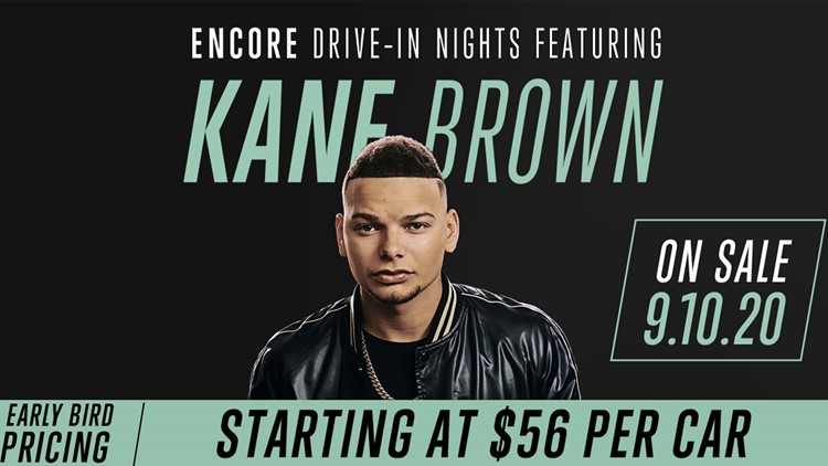 Kane Brown concert to air live at 5 Colorado drive-in theaters | 9news.com Kane Brown concert to air live at 5 Colorado drive-in theaters | 9news.com