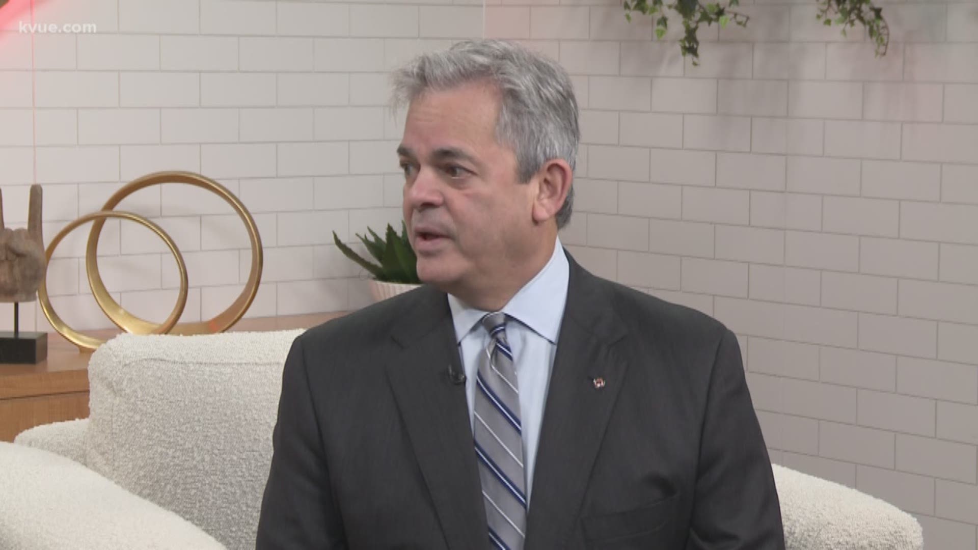 Mayor Steve Adler discussed what the city is doing to prevent the spread of coronavirus.