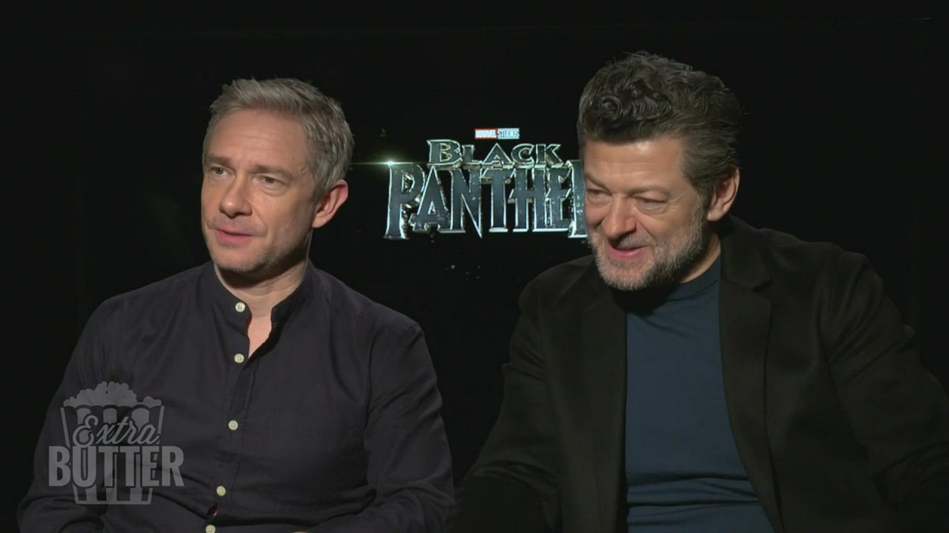 Martin Freeman and Andy Serkis sit down with Mark to talk about performing in live action, as opposed to motion-capture. (Travel and accommodations paid for by Walt Disney StudiosMotion Pictures).