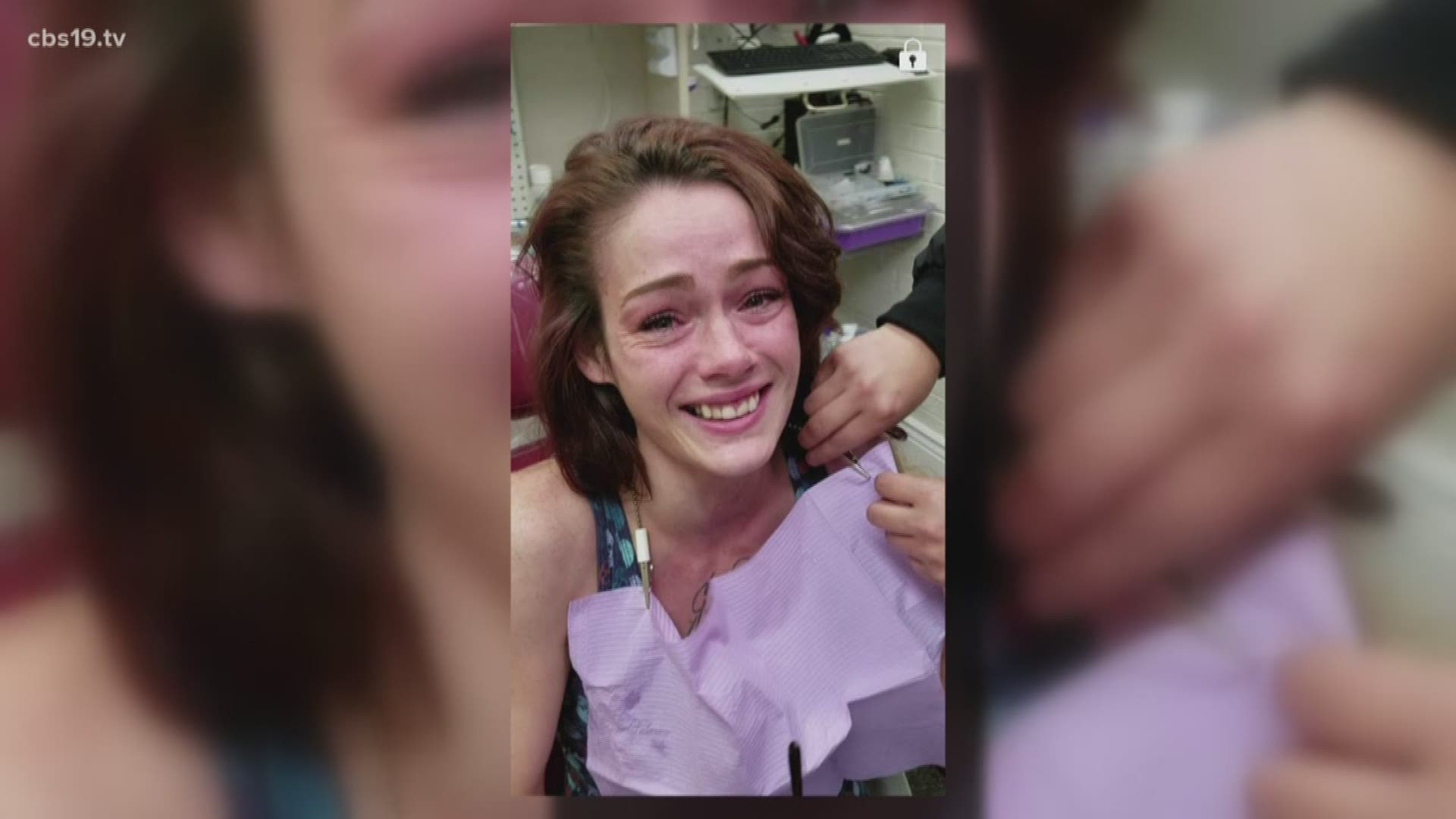 Kyleigha Scott wasn't expecting her broken tooth, fixed for free. Dr. Kenny Wilstead wasn't expecting her reaction to go viral. 