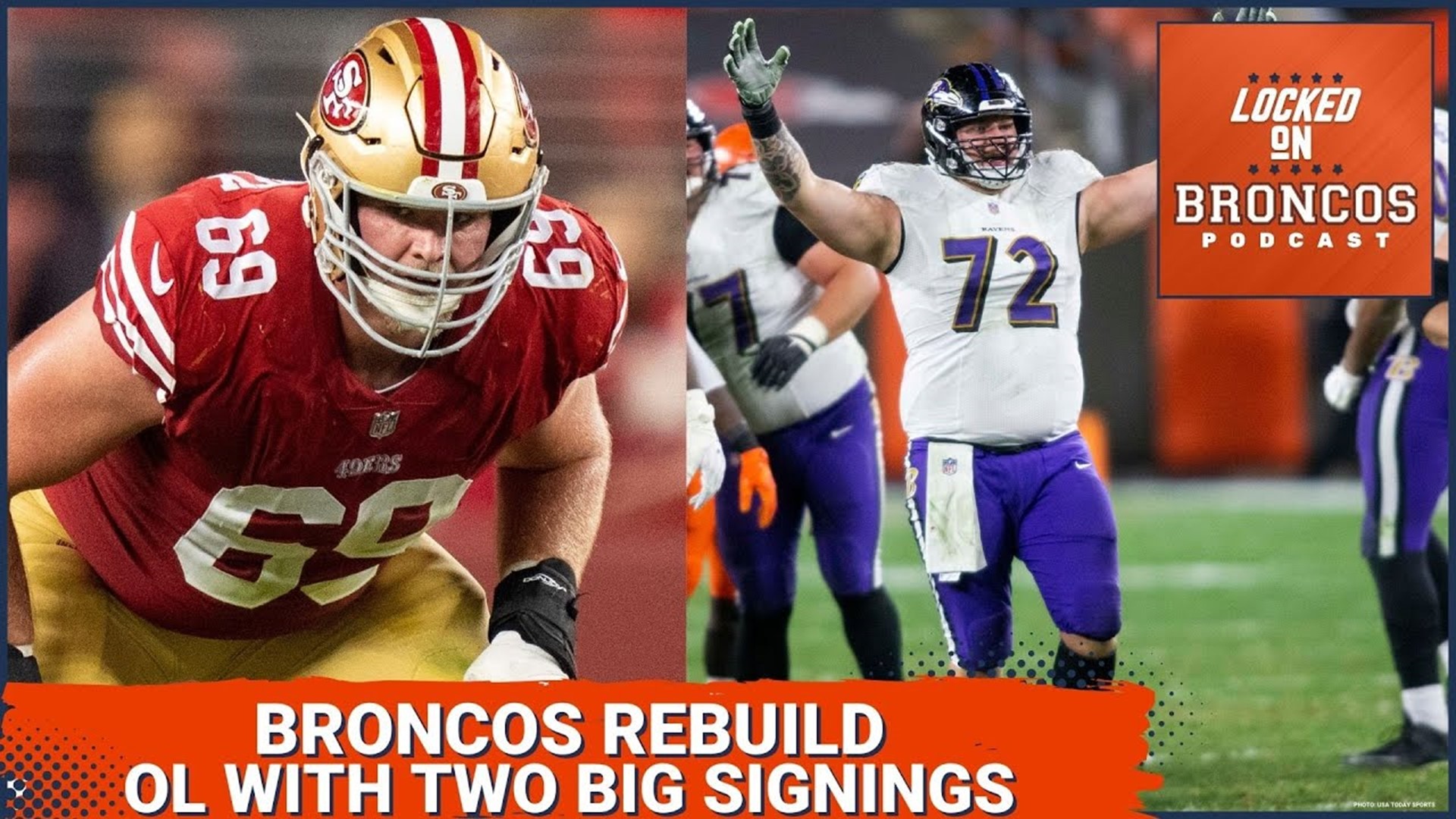 The Denver Broncos rebuilt their offensive line with Mike McGlinchey and Ben Powers.