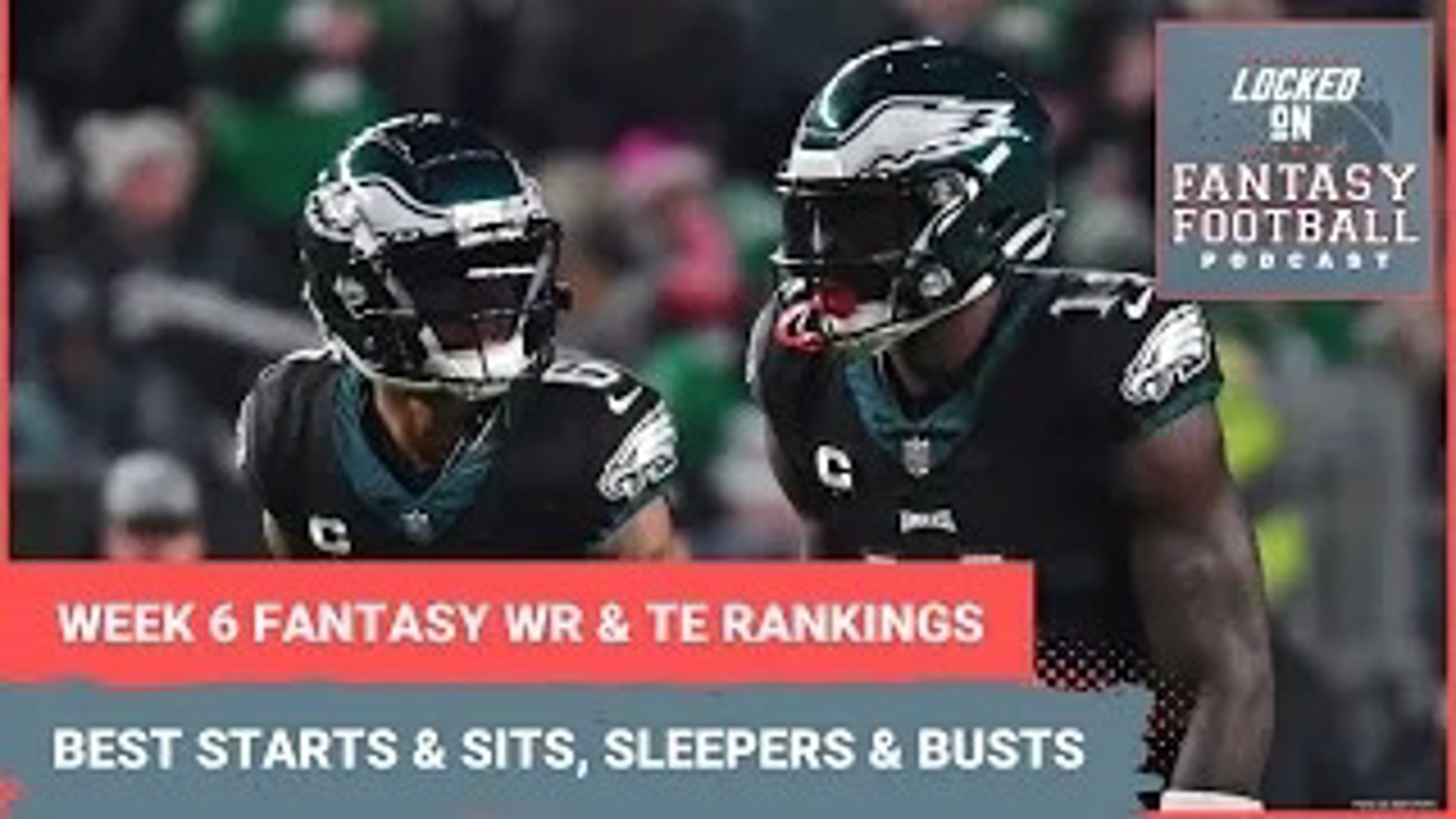 Sporting News.com's Vinnie Iyer and NFL.com's Michelle Magdziuk compare and contrast their wide receiver and tight end rankings for Week 6.