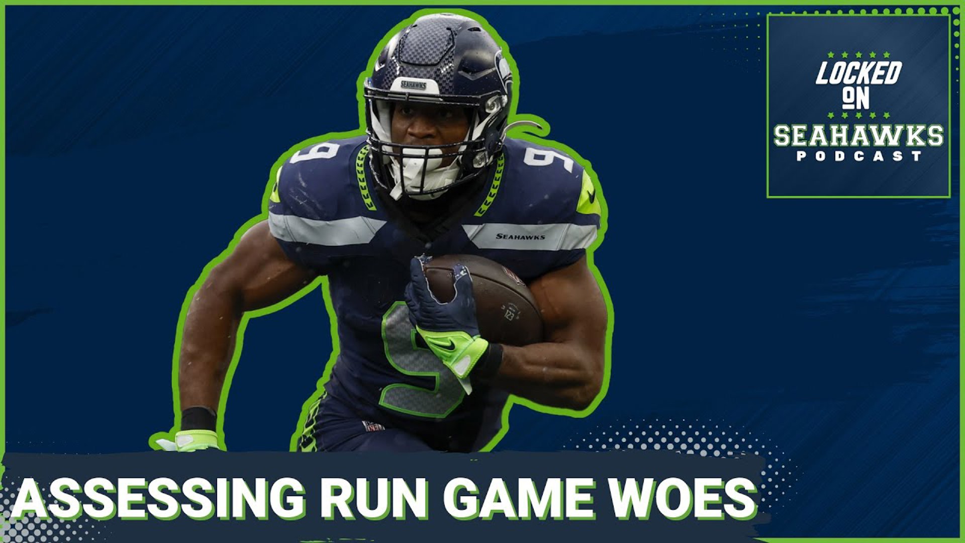 Failing to live up to expectations as an offense through eight weeks, the Seahawks' inability to generate a consistent run game