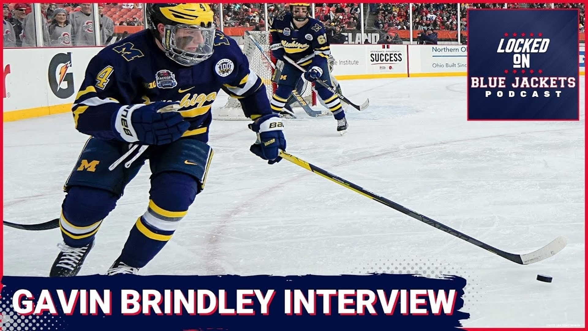 Blue Jackets Prospect Gavin Brindley On Draft Day, Michigan and the ...