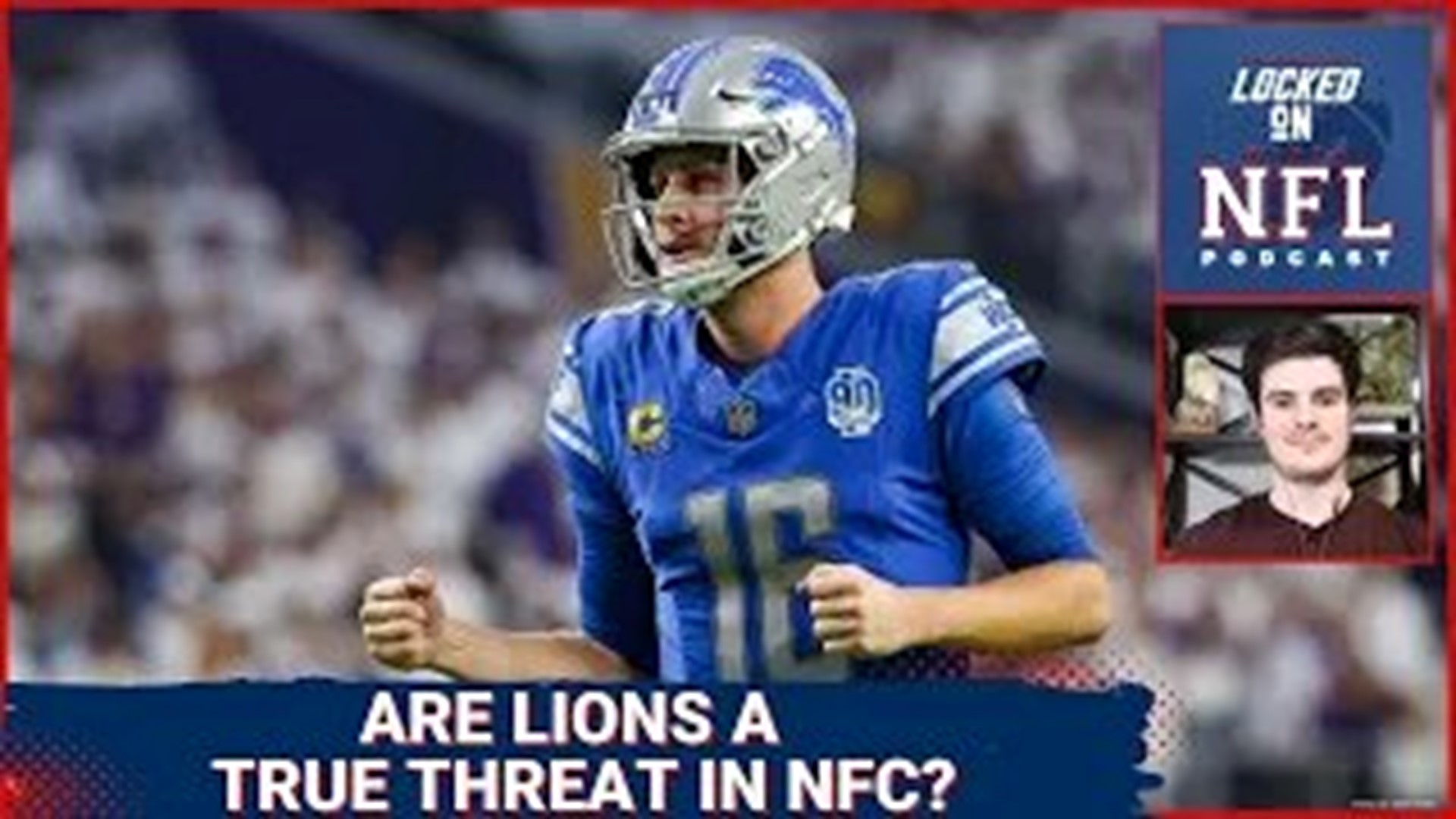 We look at how much of a threat the Detroit Lions are in the NFC after they clinched the NFC North title over the Minnesota Vikings.