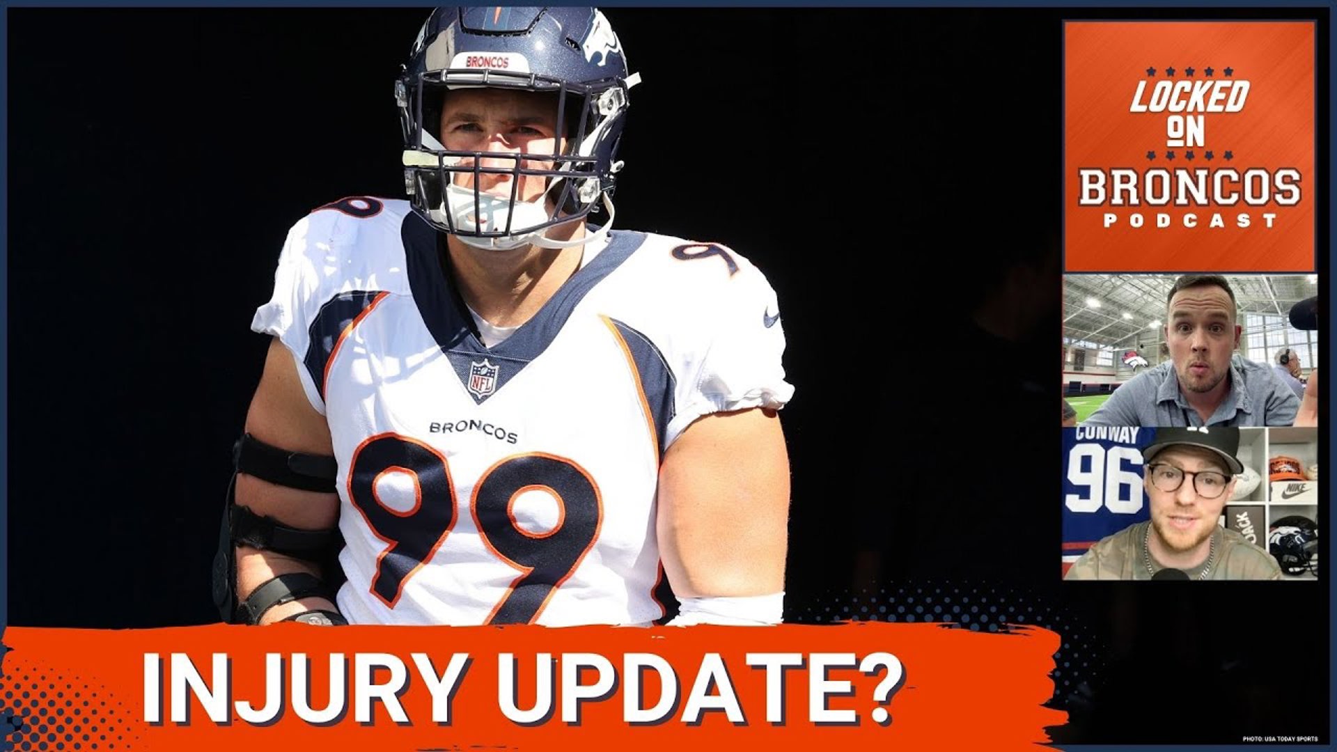 Denver Broncos defensive end Zach Allen missed Sunday's game with a heel injury and was in a walking boot, but Broncos head coach Sean Payton provided an update