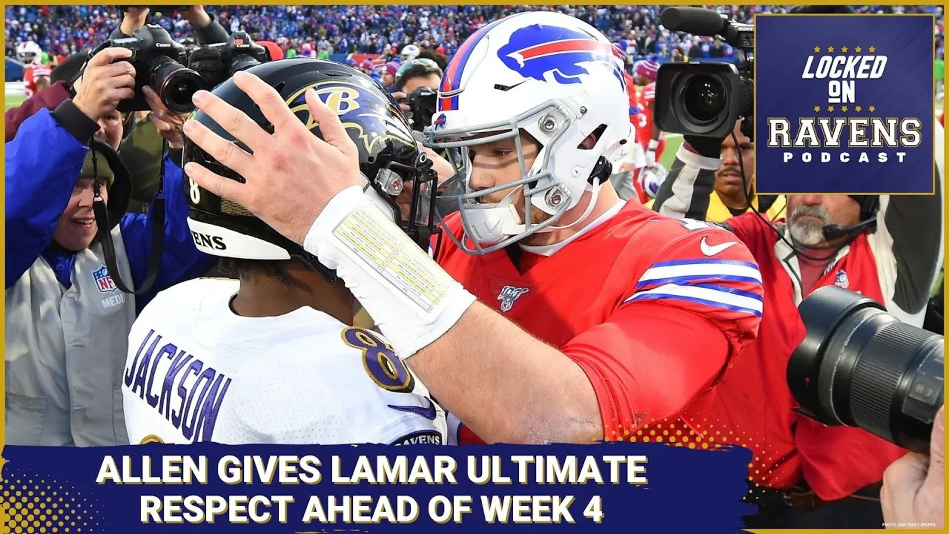 We look at Josh Allen showing the ultimate respect to Lamar Jackson ahead of the Baltimore Ravens' and Buffalo Bills Week 4 matchup with Joe Marino.