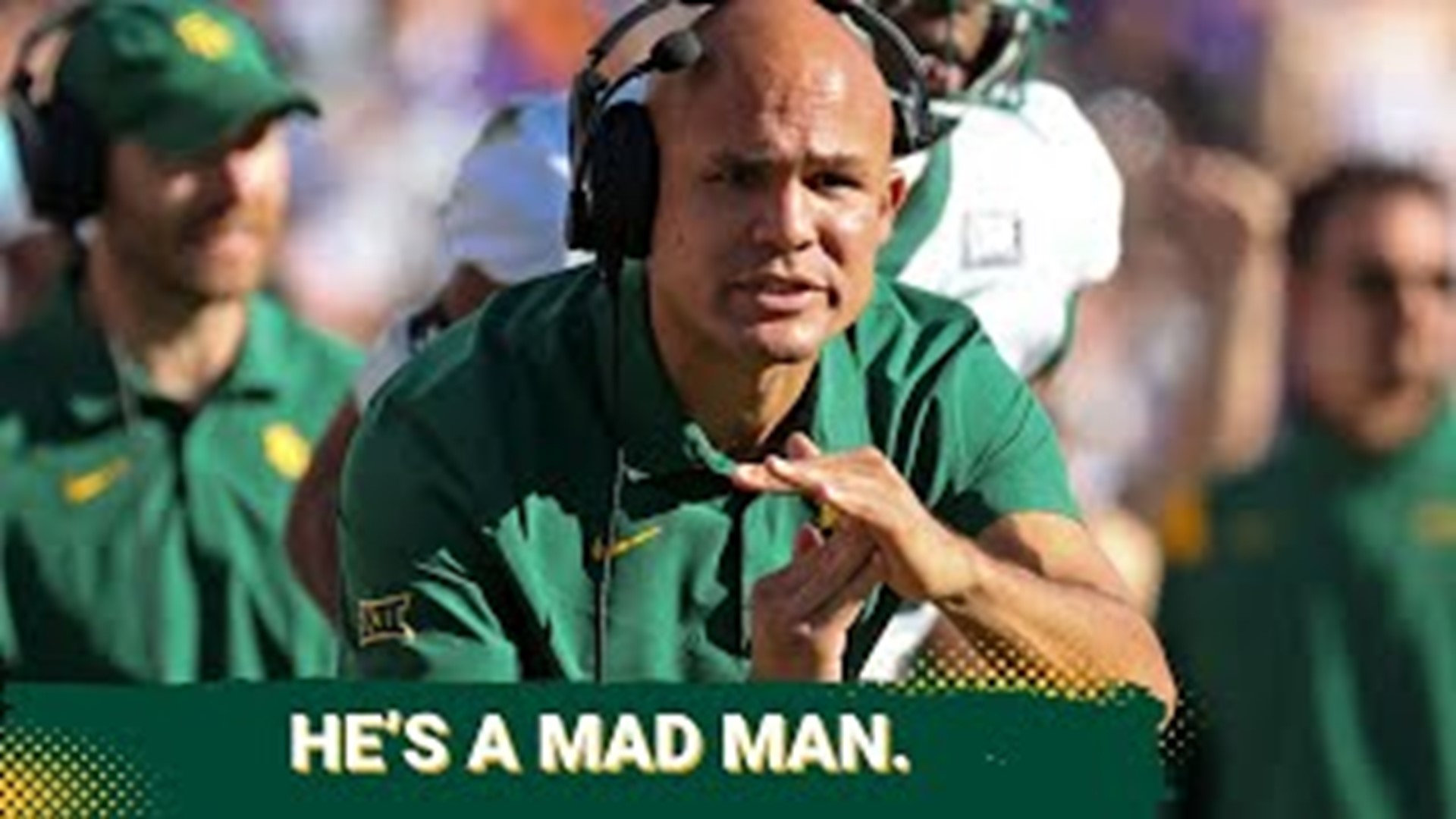 Baylor head coach and new defensive play caller Dave Aranda says he is "pissed off" more now as he takes more of a hands-on approach with the defense.