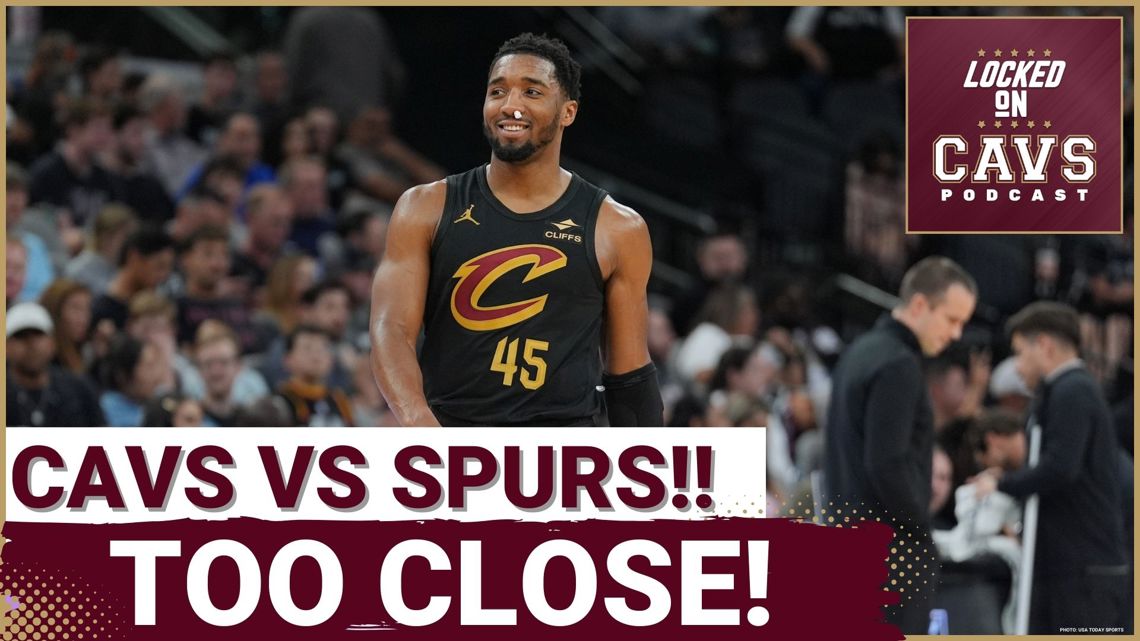 Cleveland Cavaliers ESCAPE with WIN over San Antonio! | Donovan ...