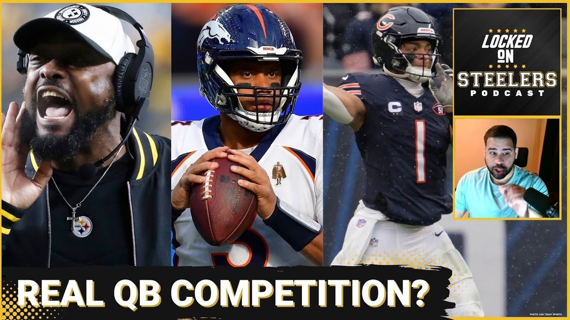 The Pittsburgh Steelers look to have a coming quarterback competition between Russell Wilson and Justin Fields.