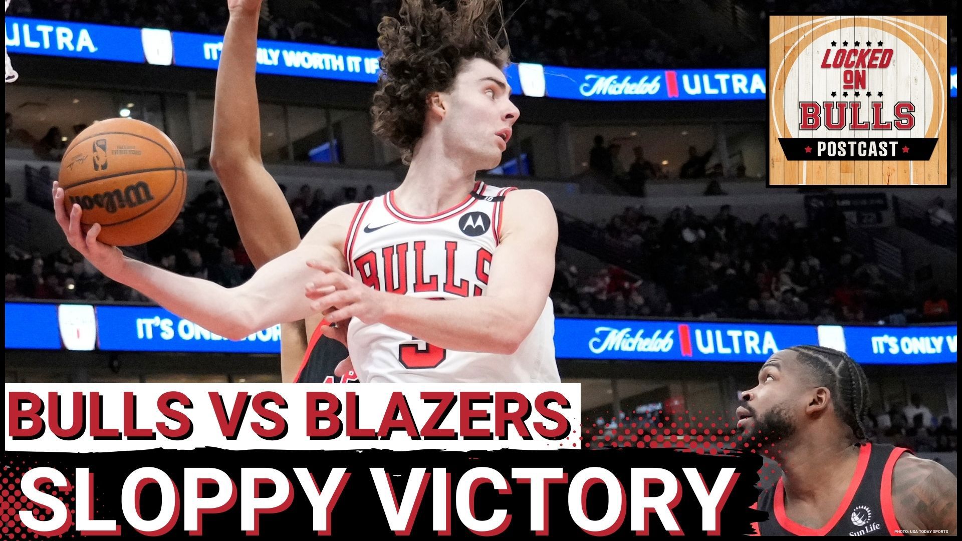 The Chicago Bulls had a ton of turnovers and were killed on the offensive glass by the Portland Trailblazers but found a way to grind out a victory!