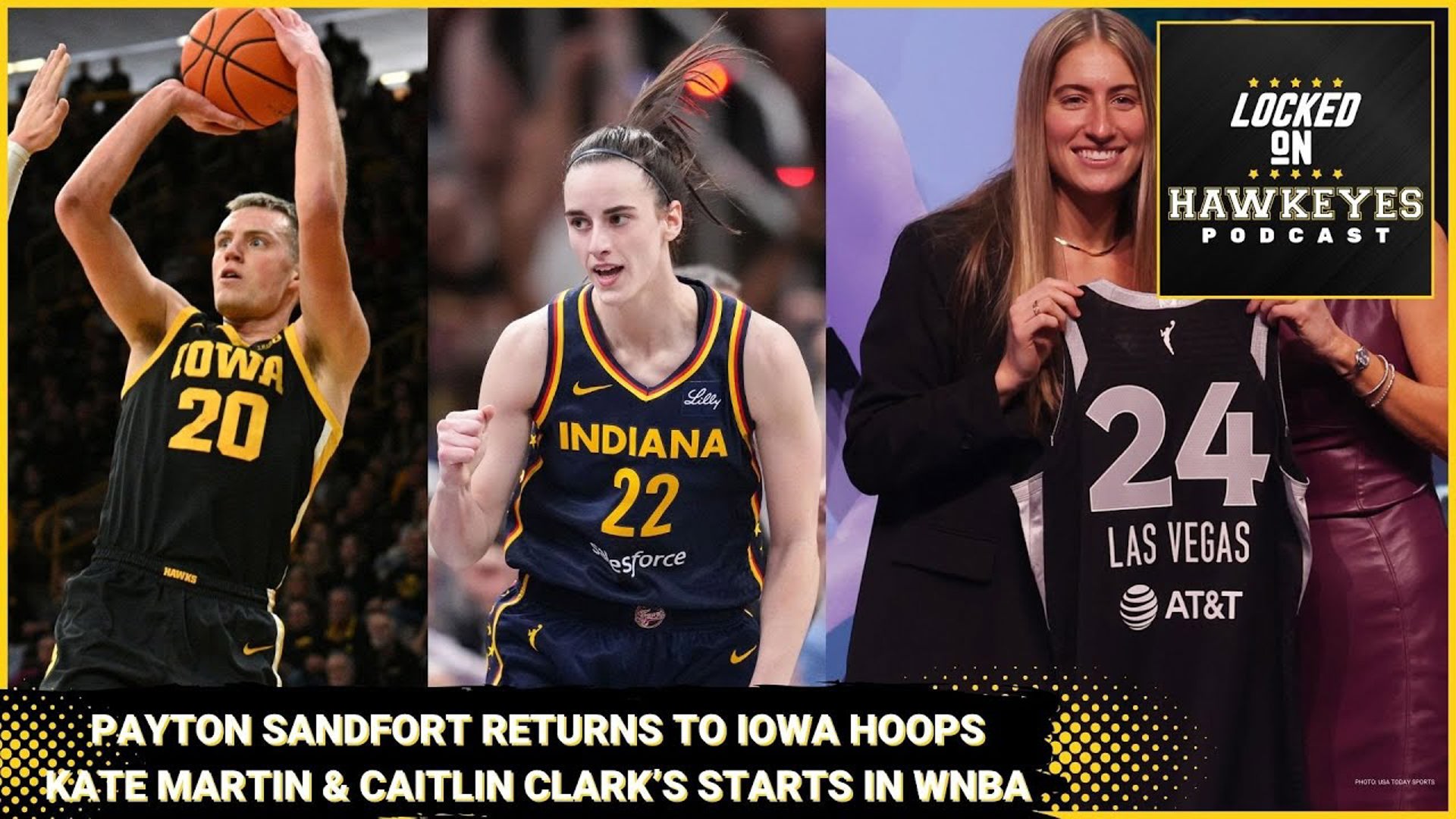 Iowa Hoops: Payton Sandfort returns, minutes distribution, Caitlin Clark & Kate Martin in the WNBA