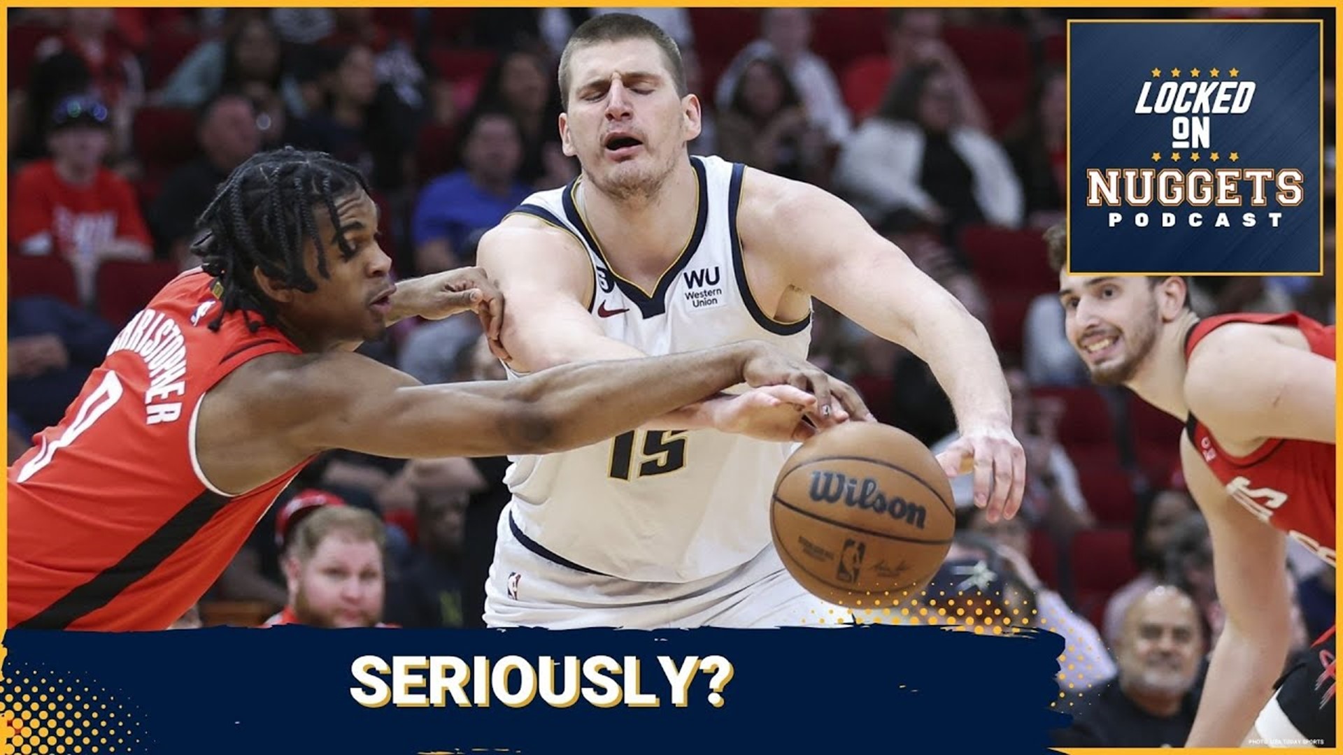 Denver completely futzes around with a chance to clinch the 1-seed and loses to the Houston Rockets, after losing to the San Antonio Spurs last month. Are they real?