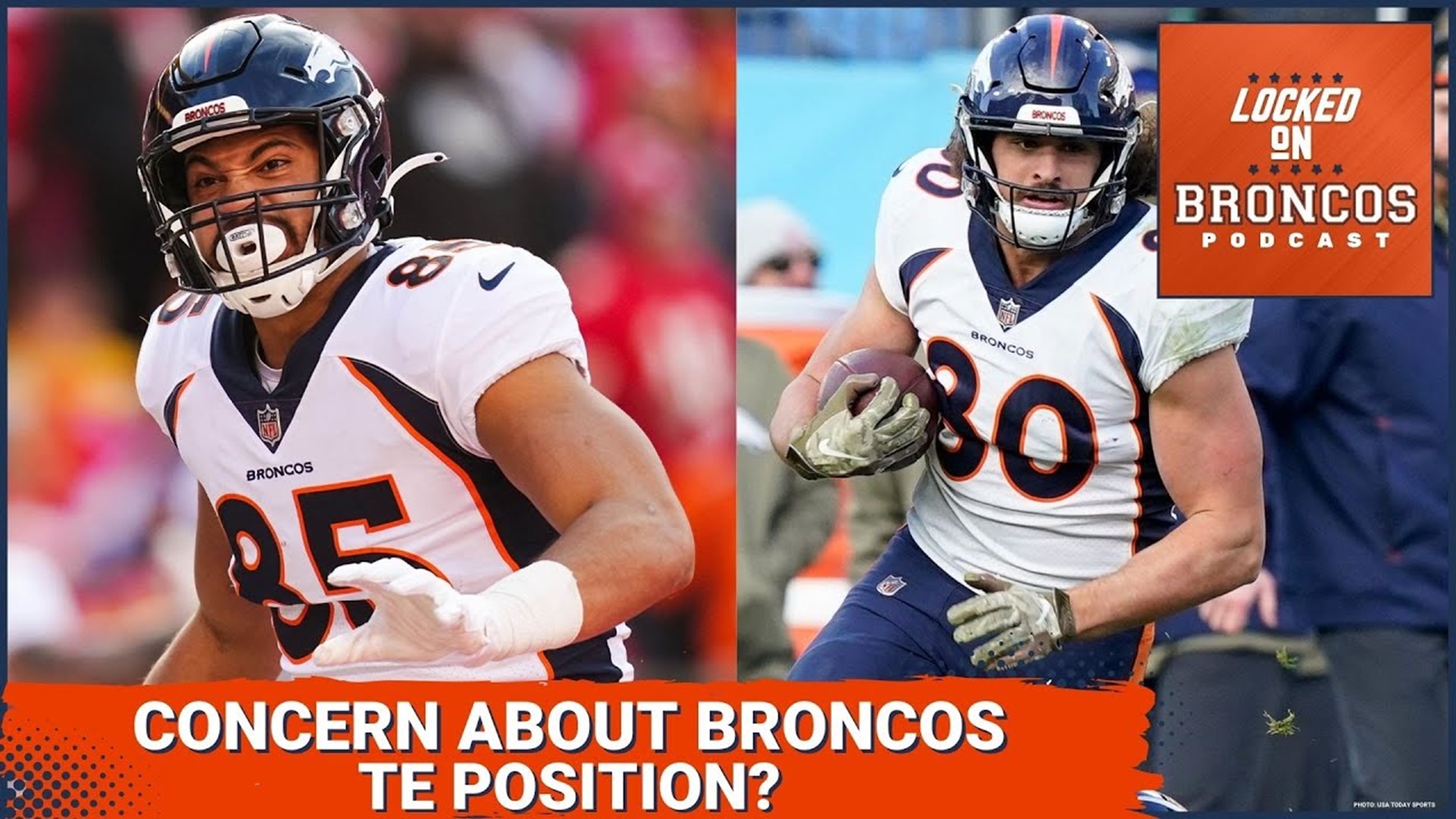 What is the Denver Broncos outlook on Greg Dulcich, Albert Okwuegbunam and the tight end room in 2023?