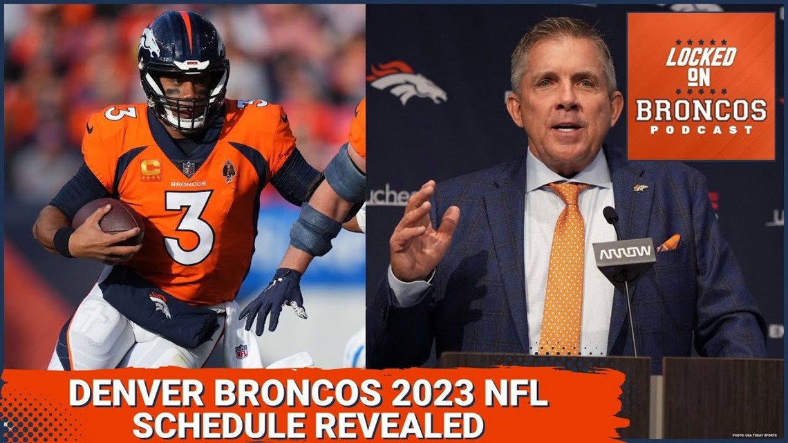 Denver Broncos 2023 NFL schedule revealed, Sean Payton primetime
