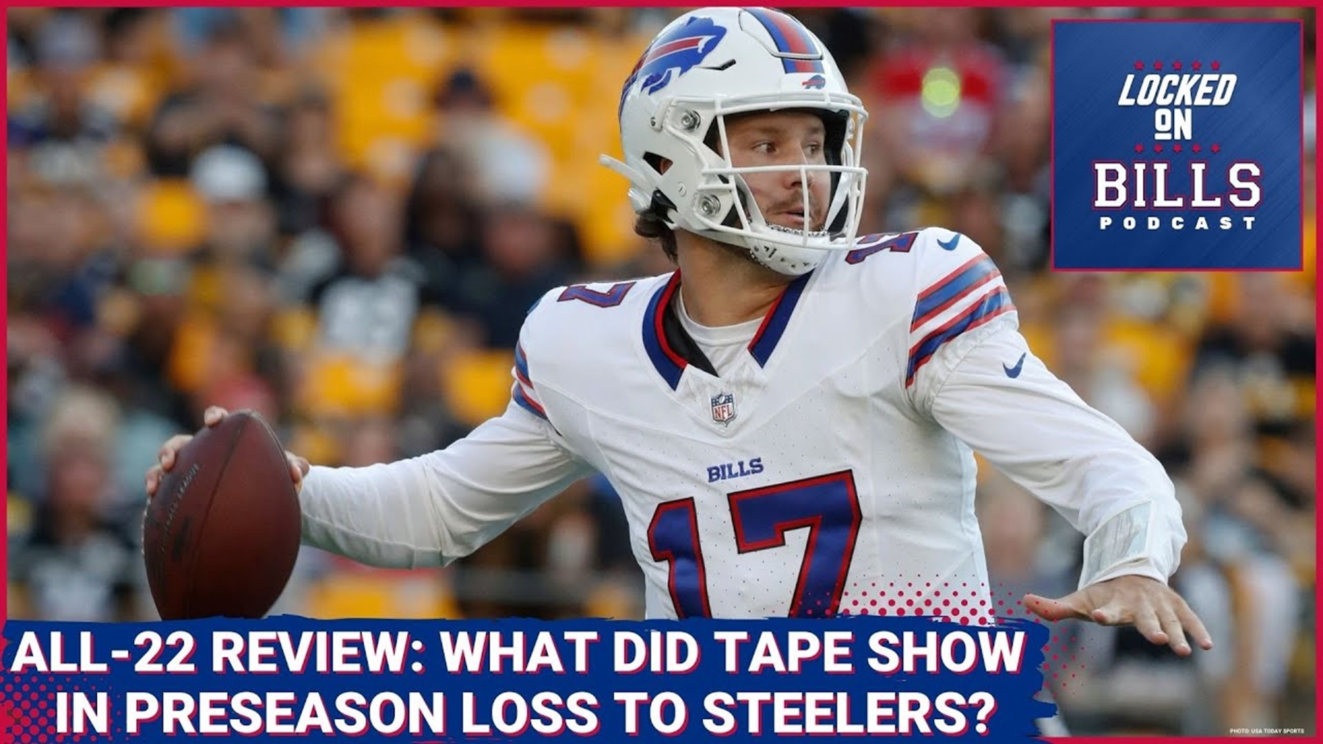 All-22 Review. What led to pressure on Josh Allen in Buffalo Bills  preseason loss to Steelers?