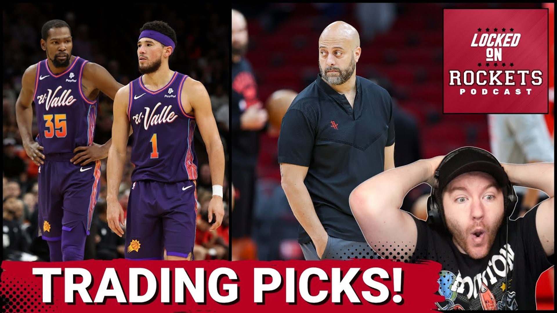 Houston Rockets Trade Brooklyn Nets Picks For Phoenix Suns Picks! Kevin Durant or Devin Booker Next?