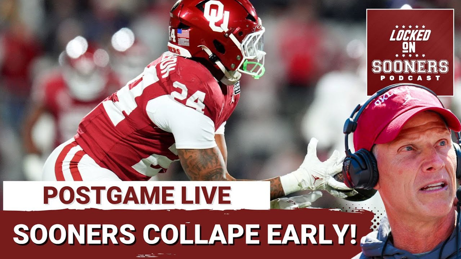 POSTGAME LIVE: Oklahoma Sooners COLLAPSE vs Alabama Crimson Tide 34-24 ...