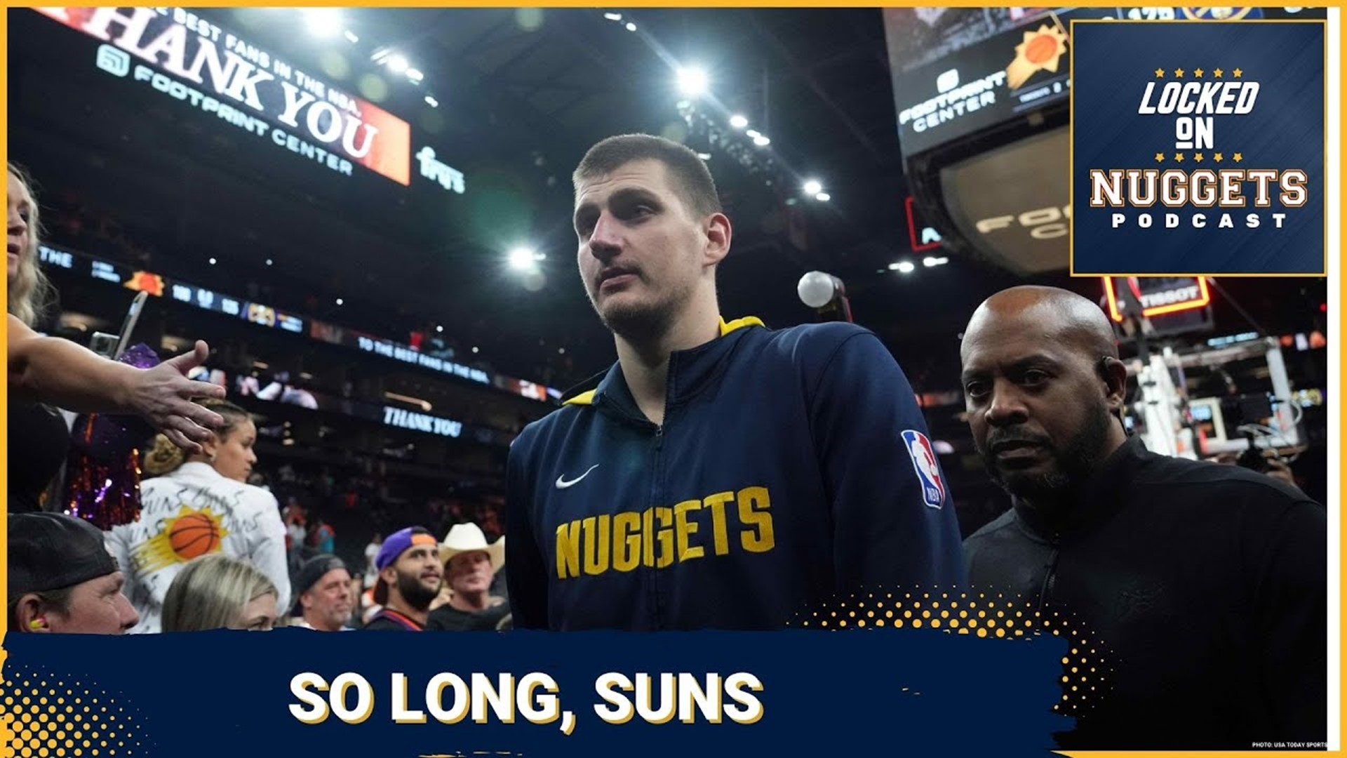 The Denver Nuggets gave their fans an incredibly satisfying Game 6 blowout win to eliminate the Suns. Jokic is the best in the world