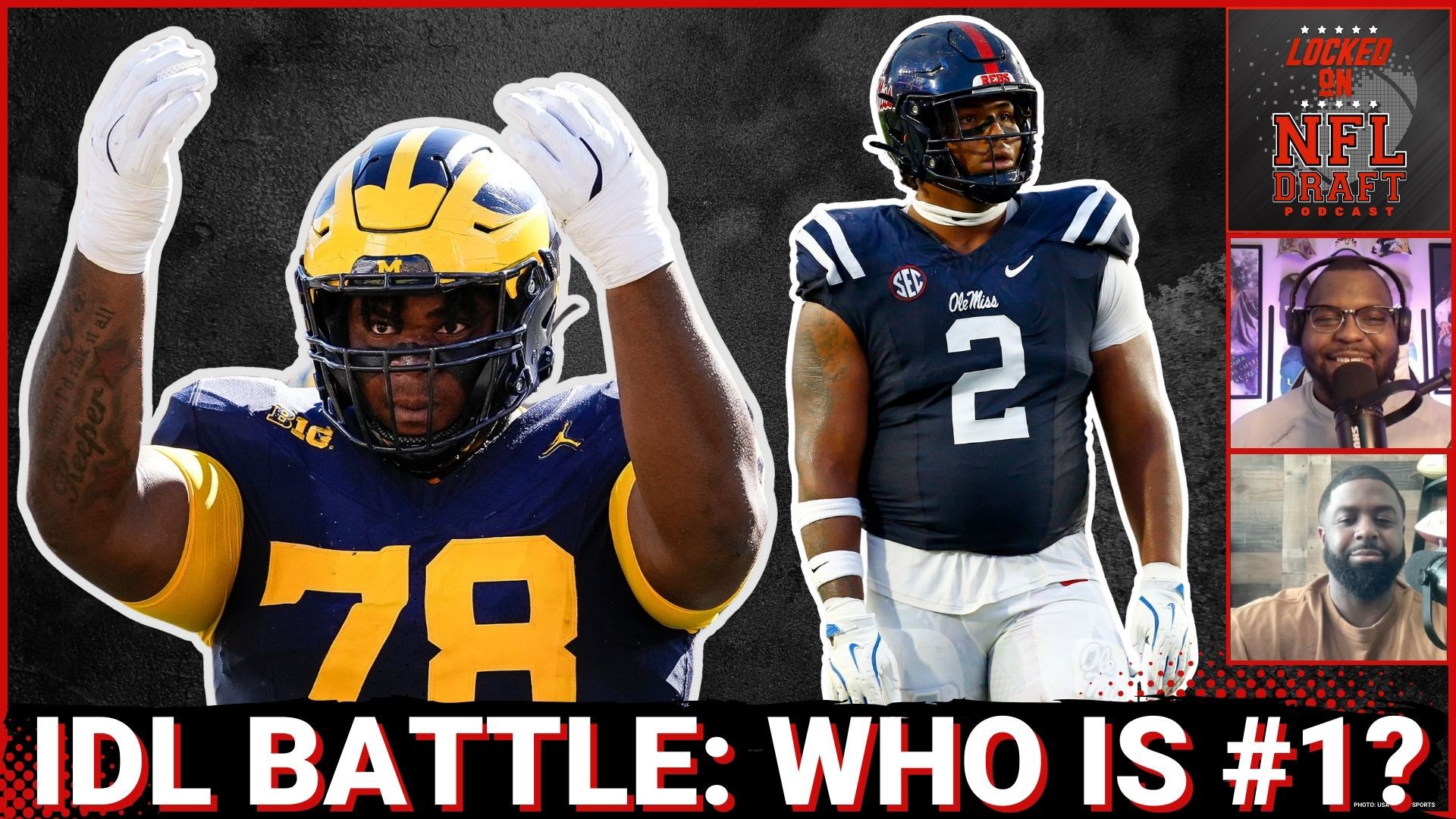 Who is the best interior defensive line prospect behind Michigan's Mason Graham? DP and Keith debate between Kenneth Grant and Walter Nolen.