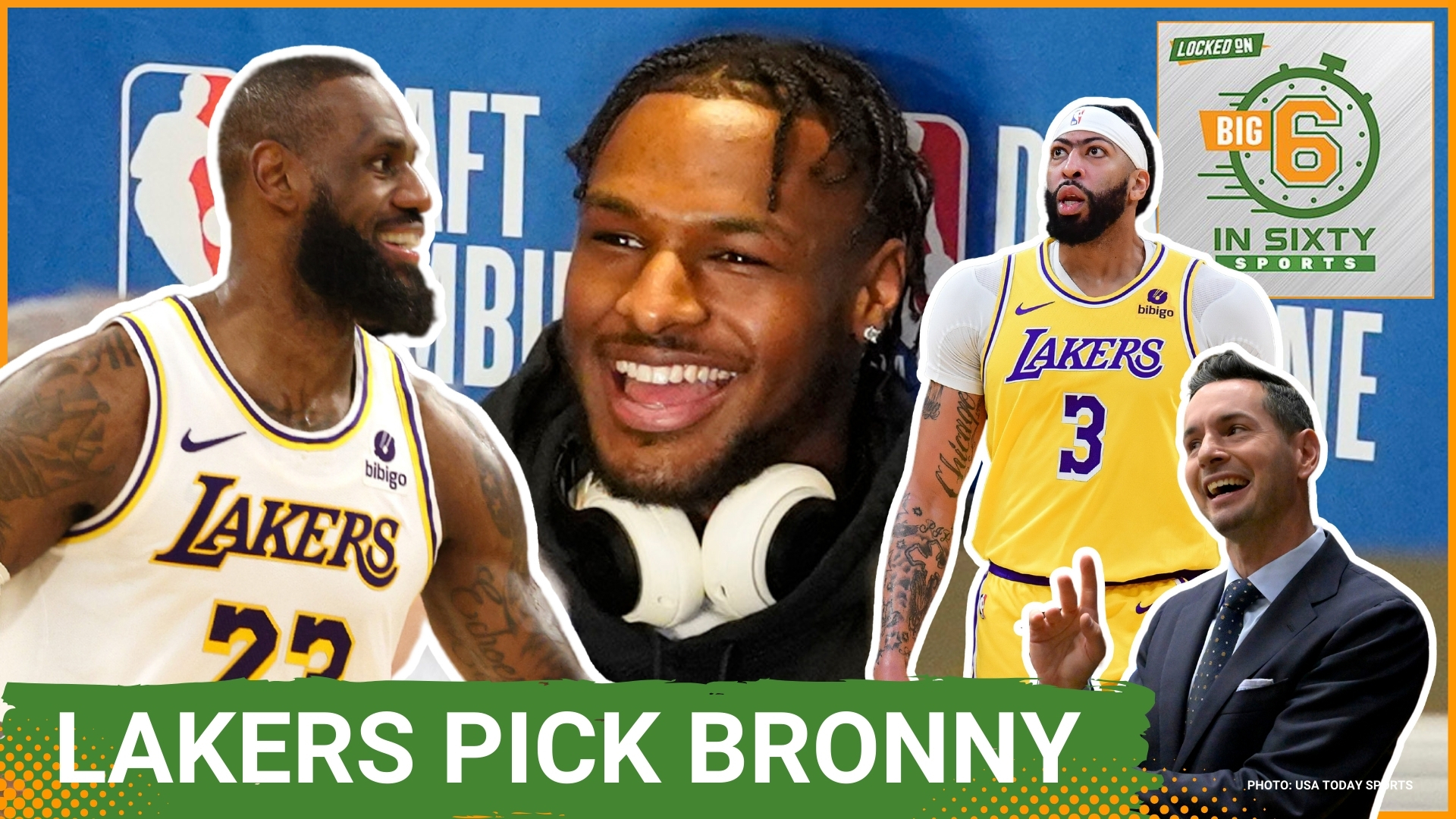 The Lakers pick Bronny James with the No. 55 pick, Kristaps Porzingis will miss the start of next season, and the NHL Draft starts tonight.