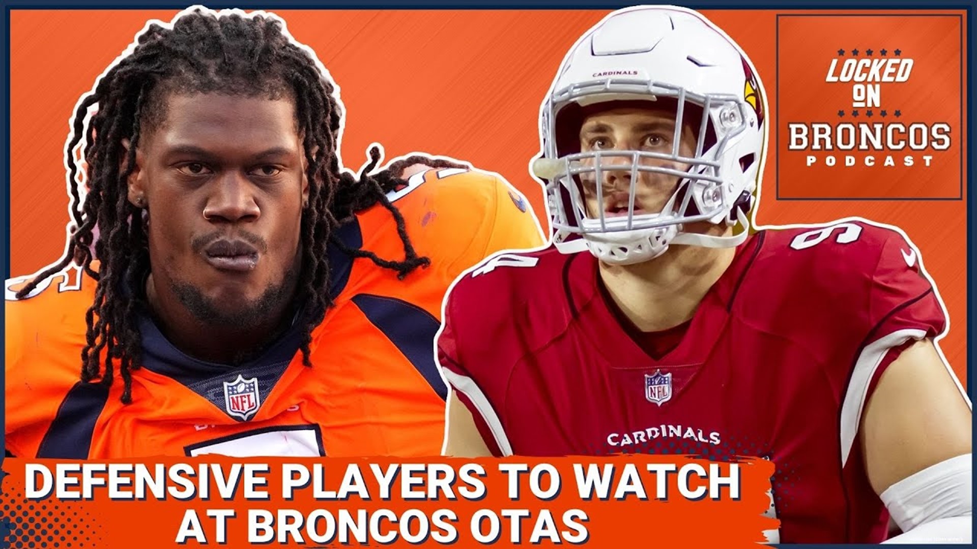 Denver Broncos defensive end Zach Allen is one of five defensive players to watch at Broncos OTAs. How has the new defensive end made the Broncos defense look?