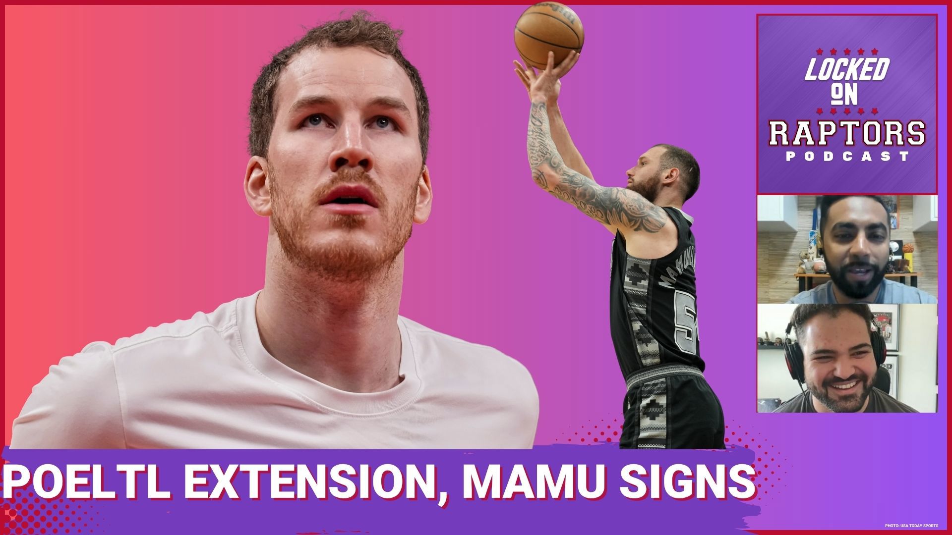 Poeltl's new extension, signing Mamukelashvili. Vivek is joined be Es Baraheni to discuss.