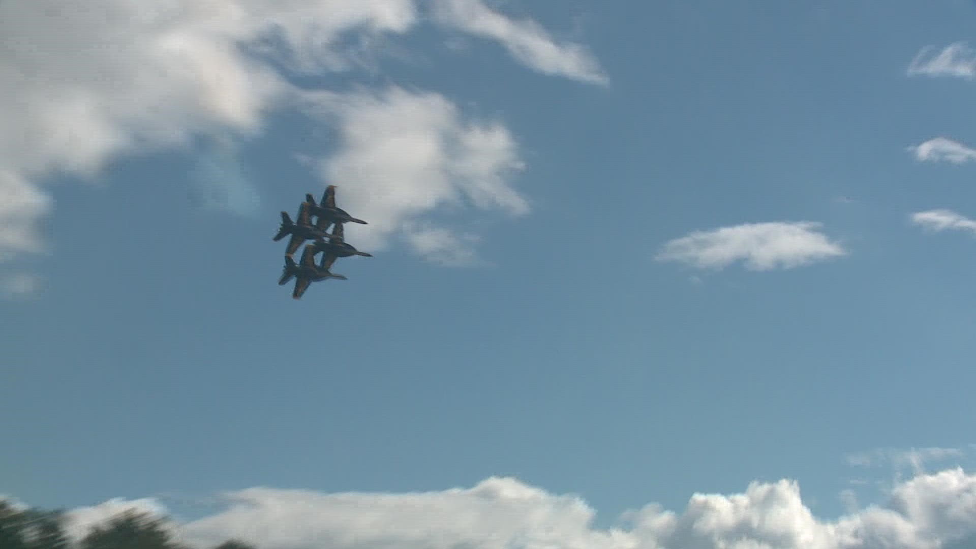The Blue Angels are getting ready for the Maine Air Show this weekend